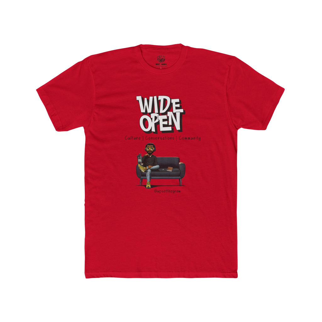 Wide Open Unisex Cotton Crew Tee  - Tim  Ross
