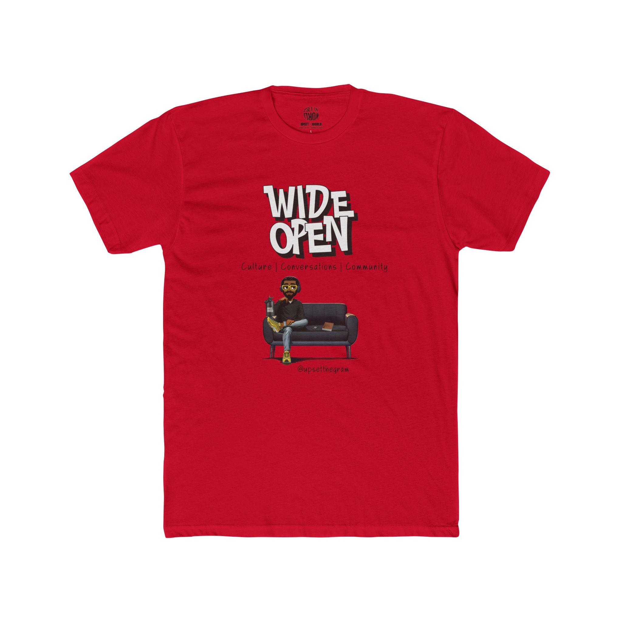 Wide Open Unisex Cotton Crew Tee  - Tim  Ross