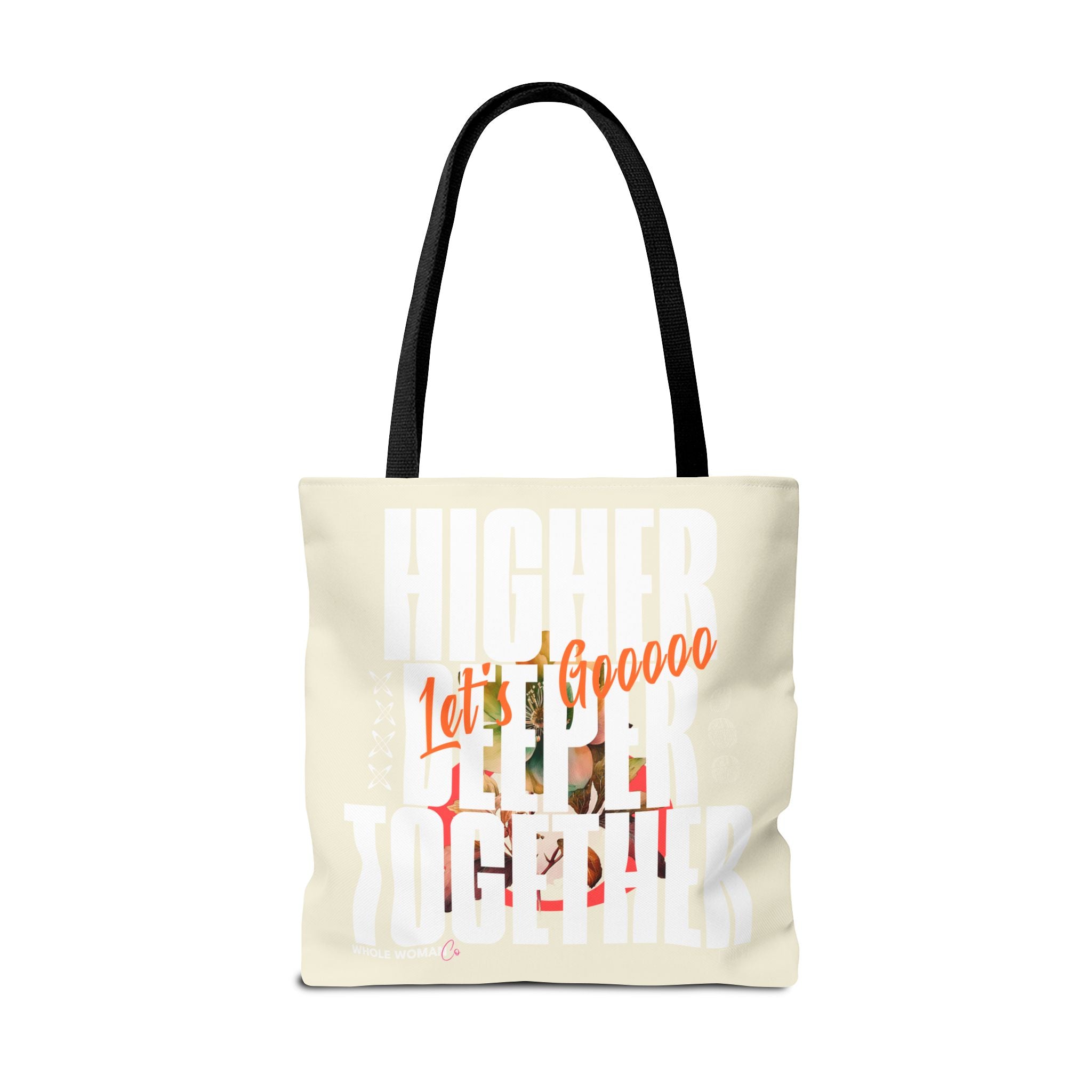 Higher Together Inspirational Tote Bag, Multiuse Carryall
