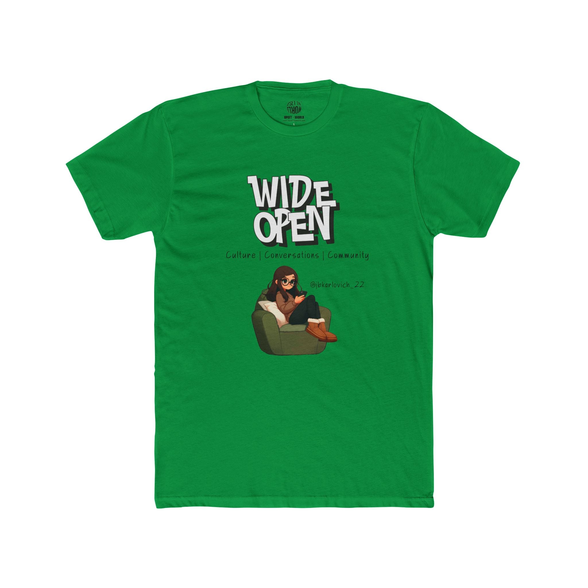 Wide Open TEAM Unisex Cotton Crew Tee -  JULIANA