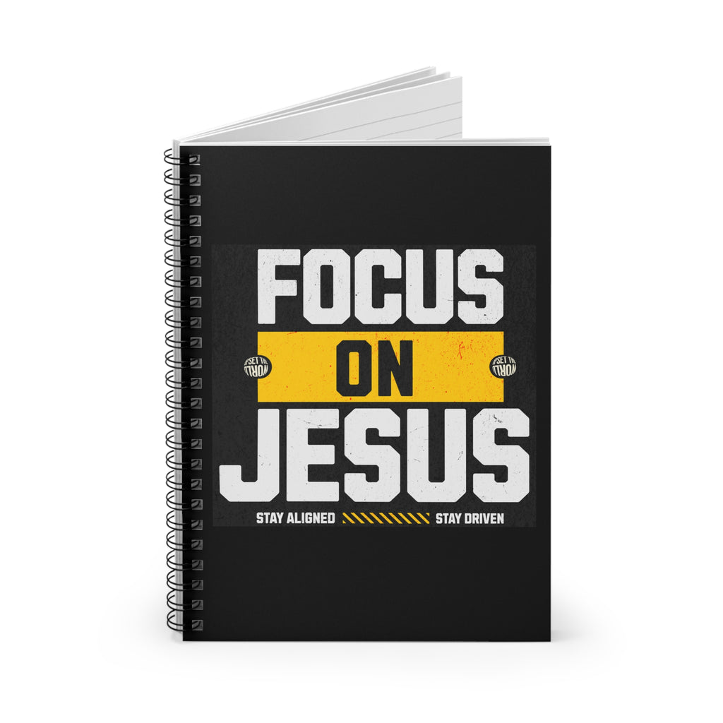 Spiral Notebook - Focus on Jesus, Perfect for Journaling, Note-Taking