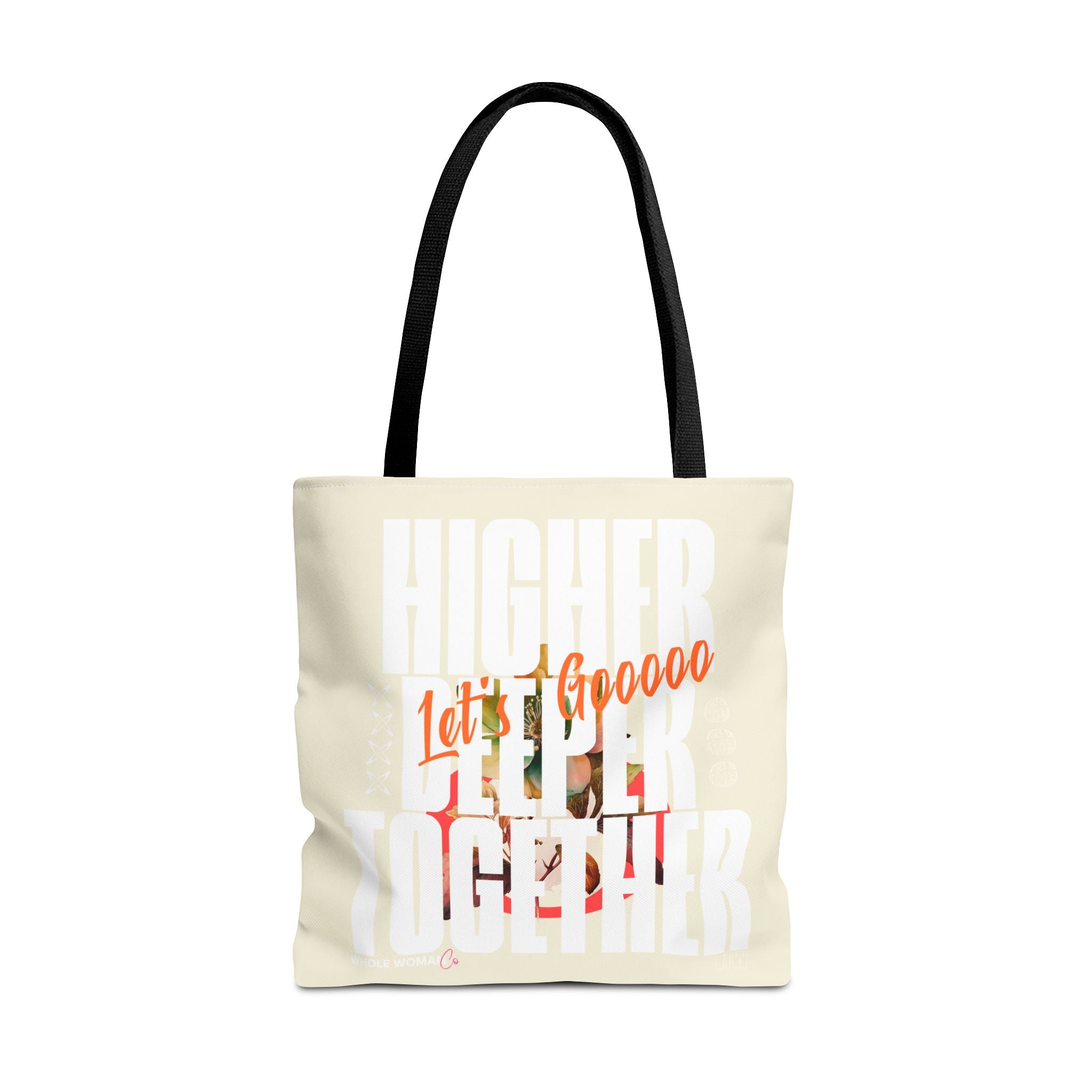 Higher Together Inspirational Tote Bag, Multiuse Carryall