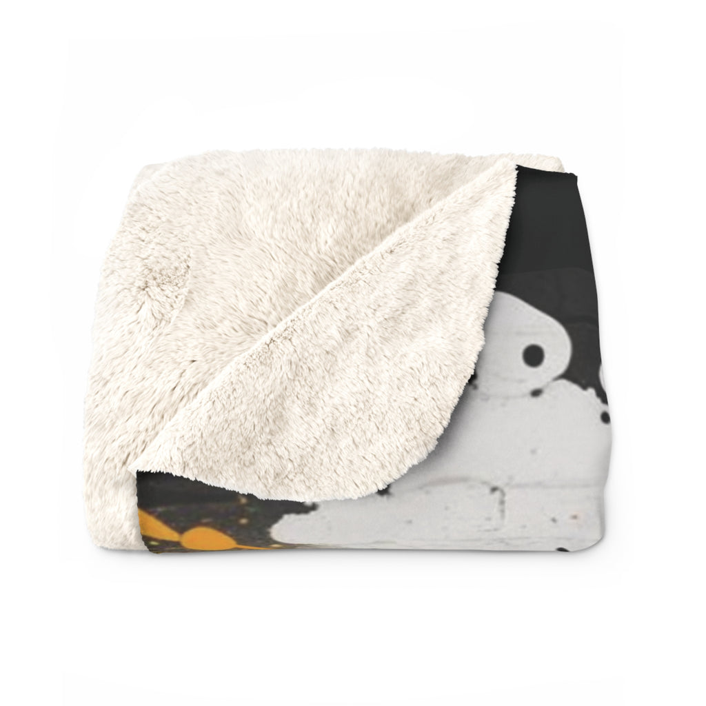Cozy Sherpa Fleece Blanket - Wide Open - Great Gift
