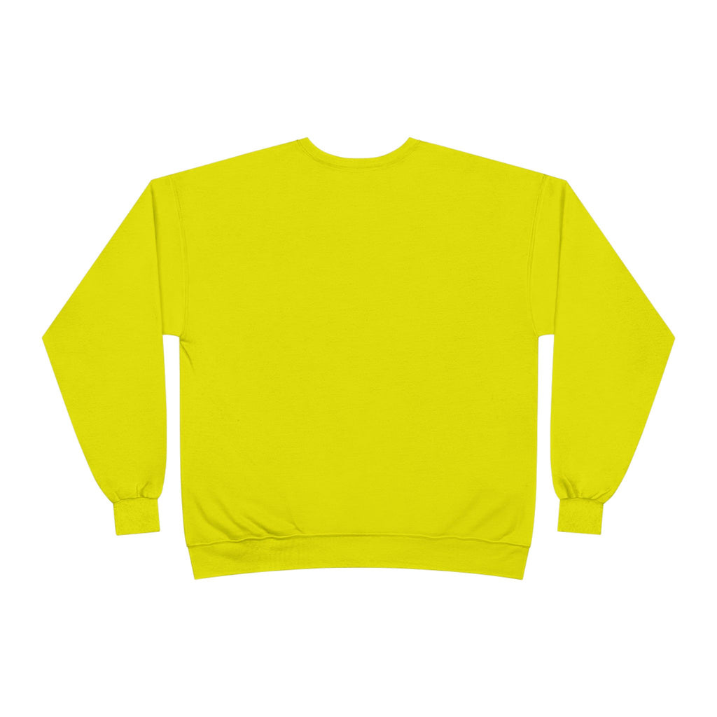 Bright Yellow #WholeWoman Eco-Friendly Crewneck, Unisex Sweatshirt, Sustainable.