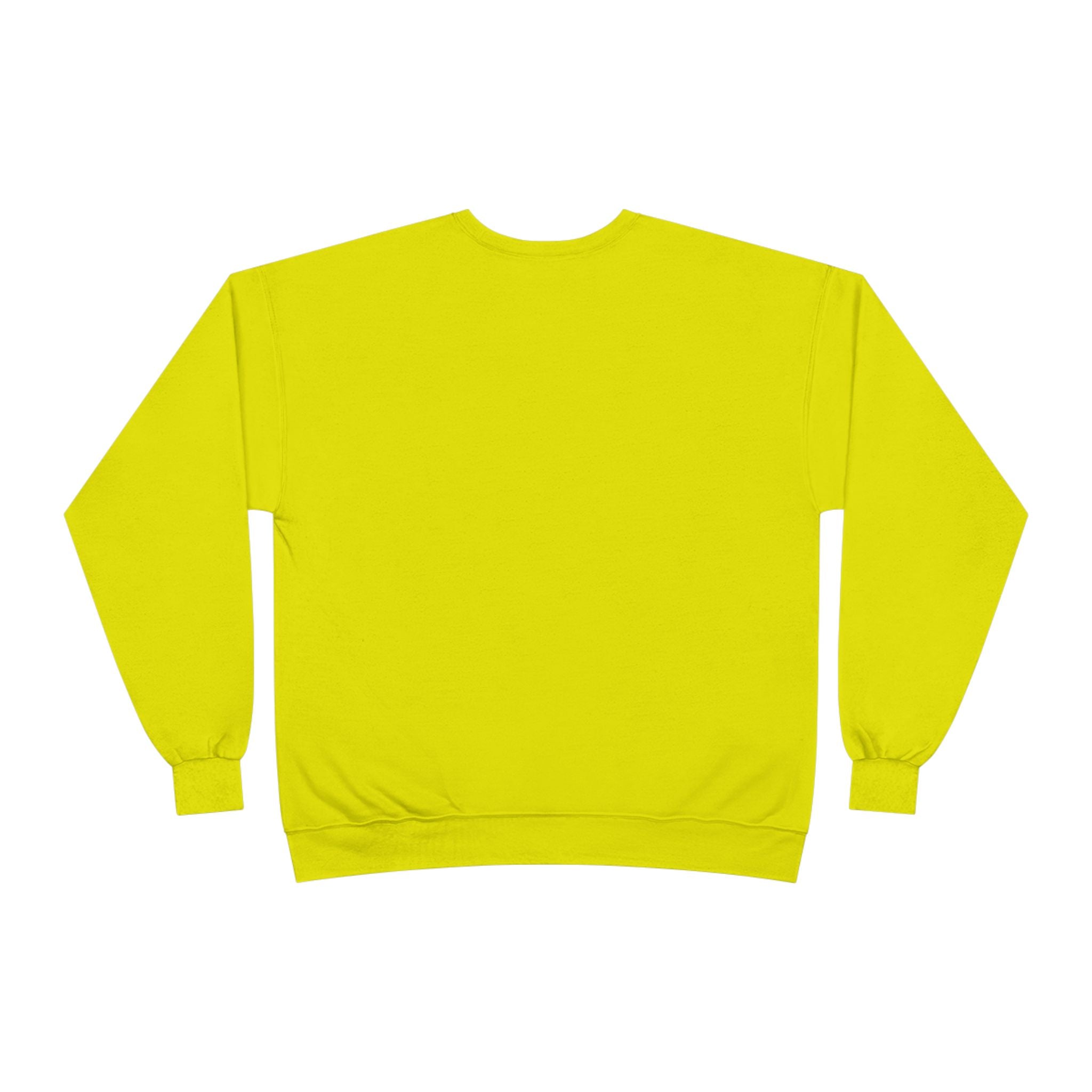 Bright Yellow #WholeWoman Eco-Friendly Crewneck, Unisex Sweatshirt, Sustainable.