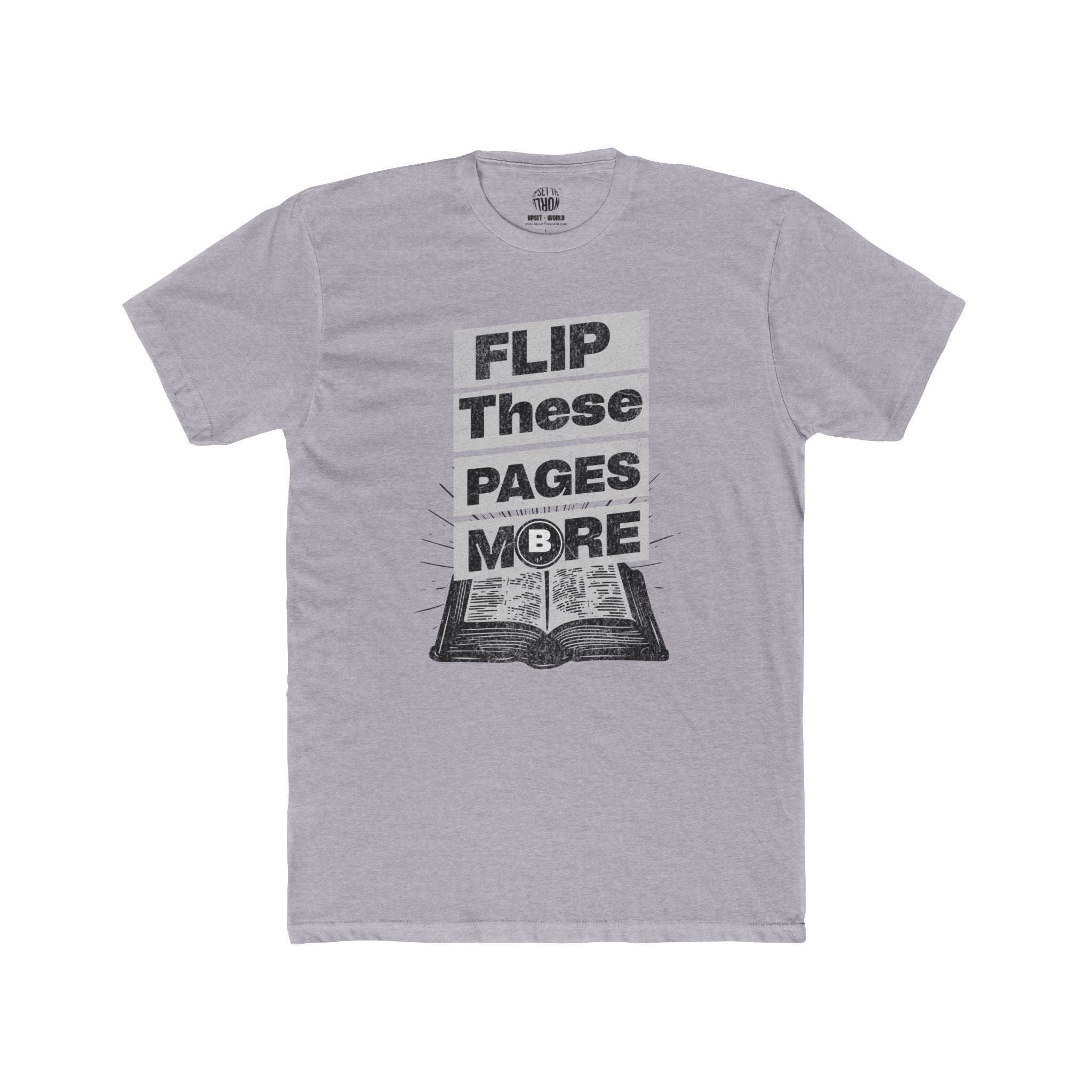 Flip These Pages More- Unisex Cotton Crew Tee