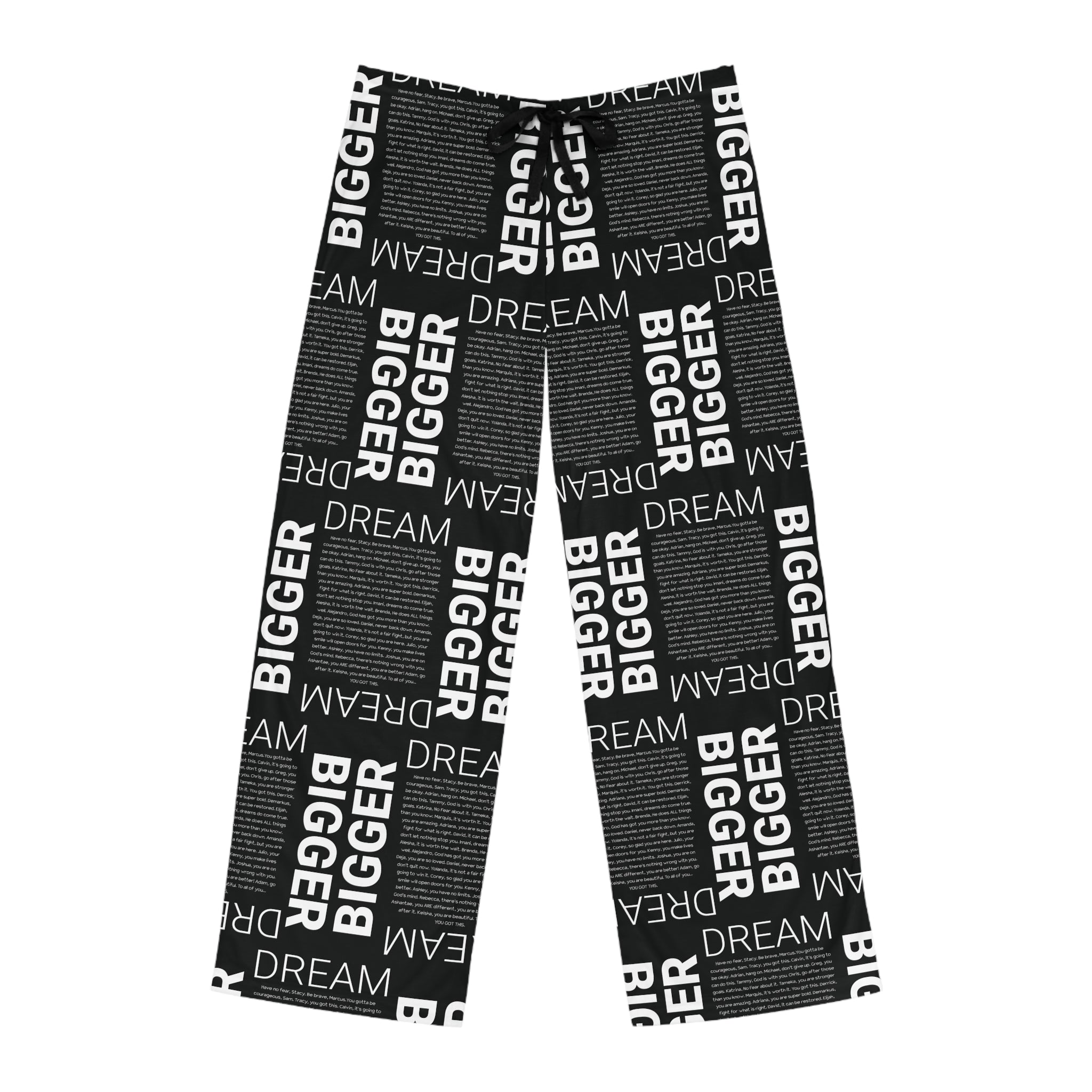 Dream Bigger Unisex Pajama pants .
