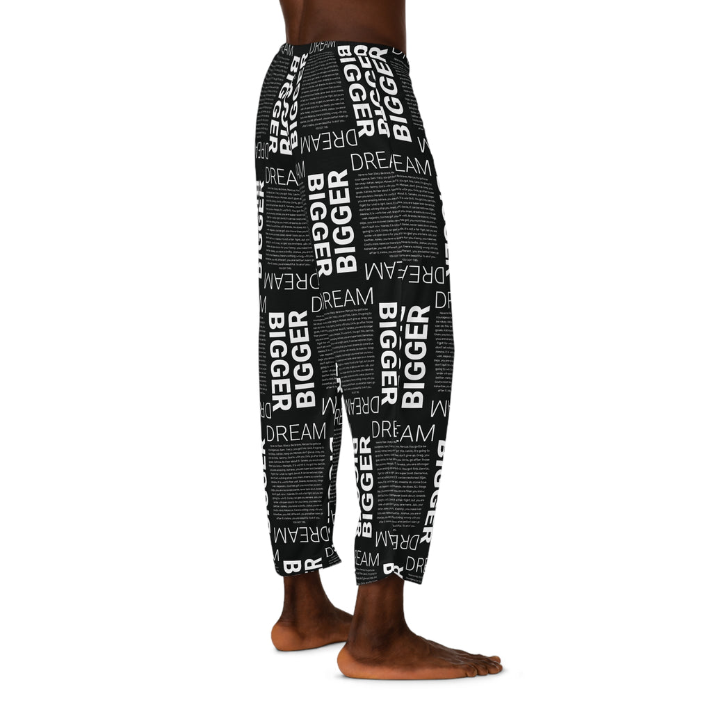 Dream Bigger Unisex Pajama pants .