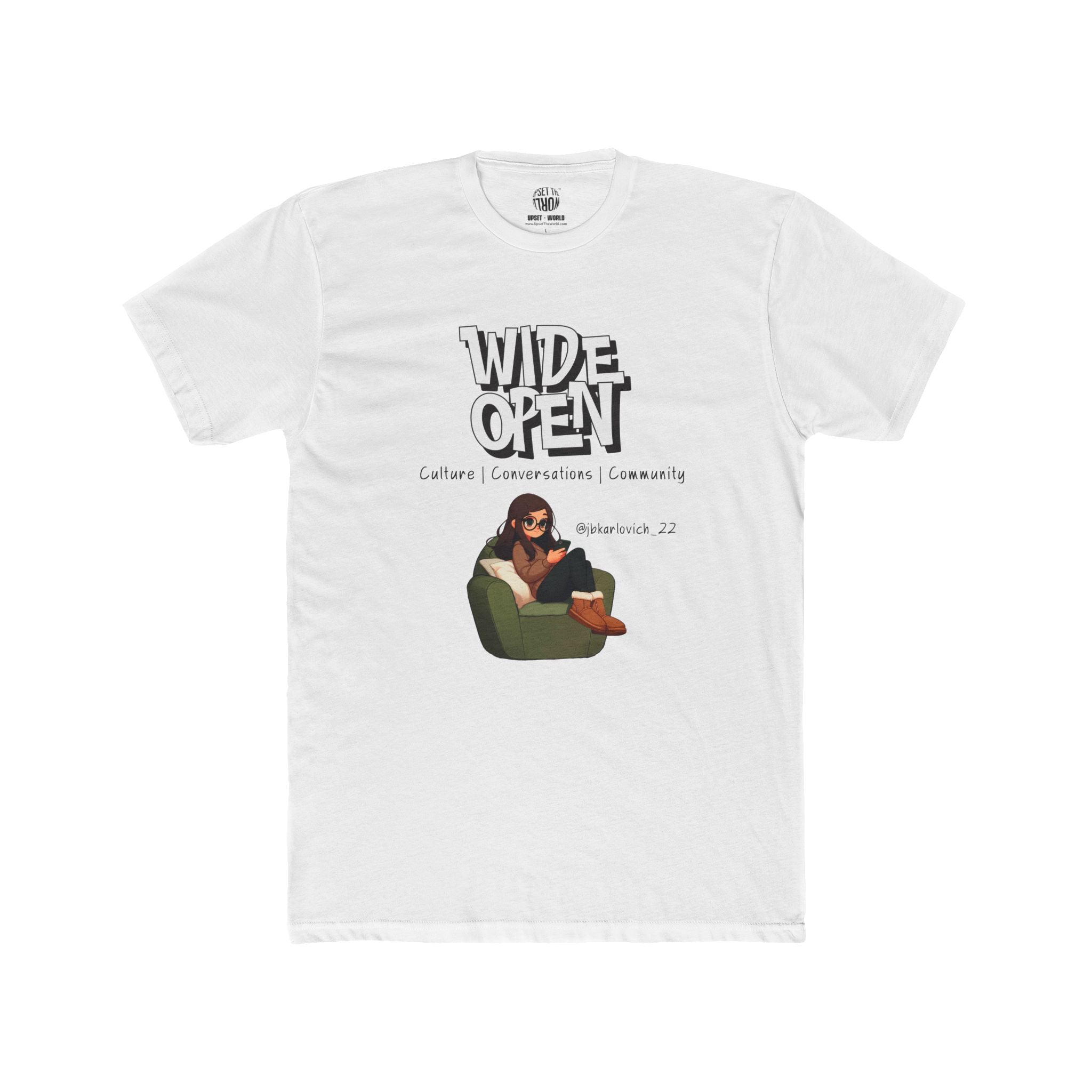Wide Open TEAM Unisex Cotton Crew Tee -  JULIANA
