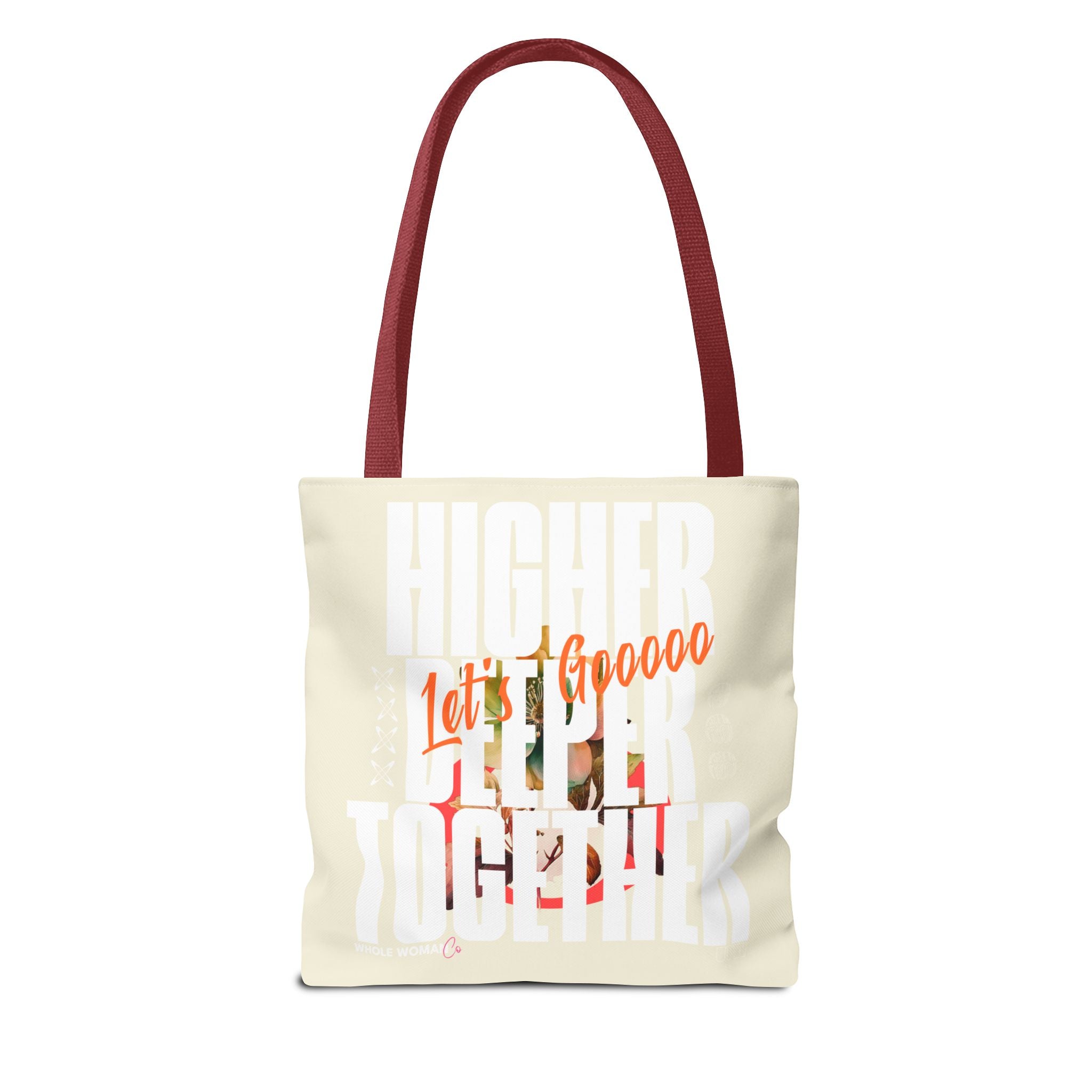 Higher Together Inspirational Tote Bag, Multiuse Carryall
