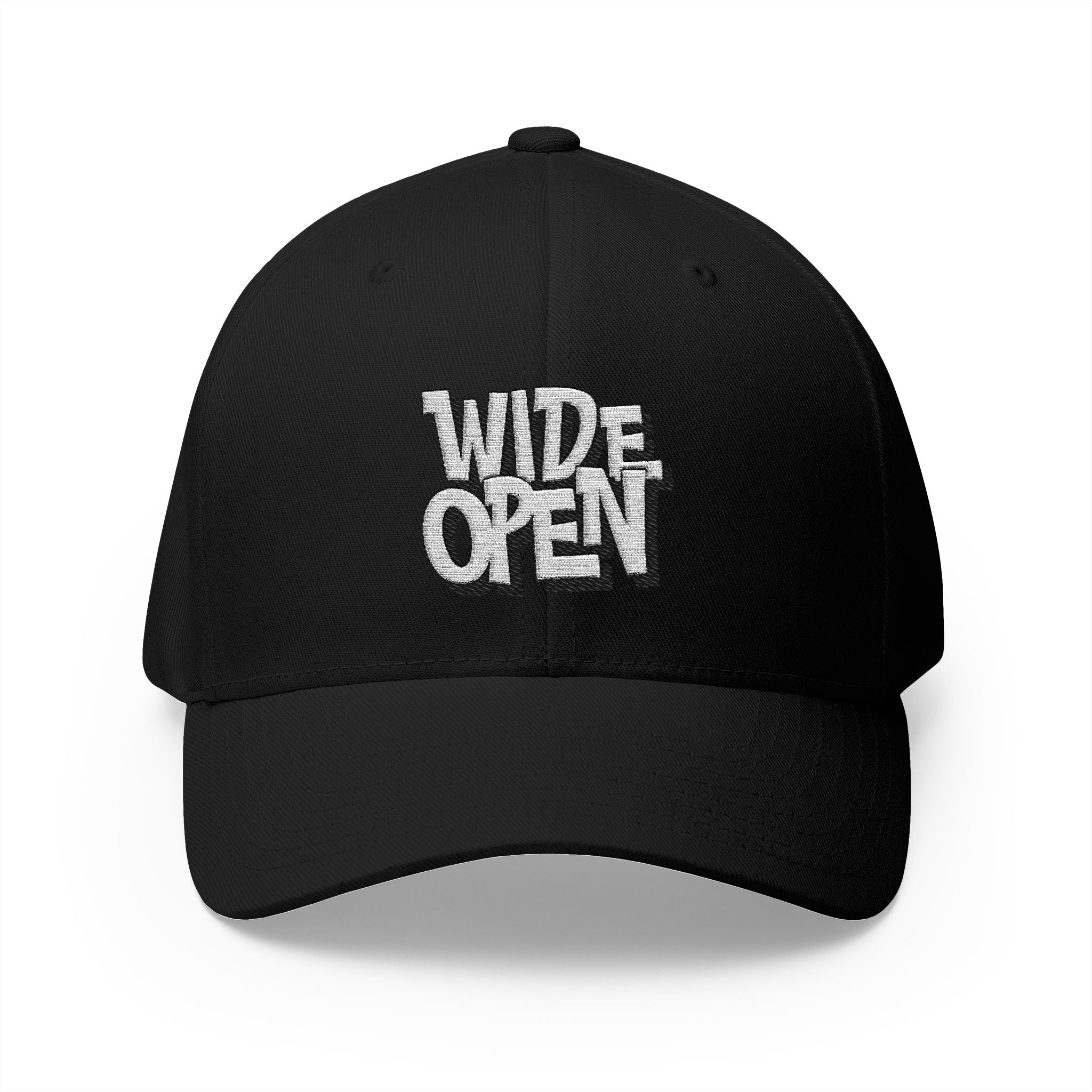 Stylish EMBROIDERED Cap - 'Wide Open'