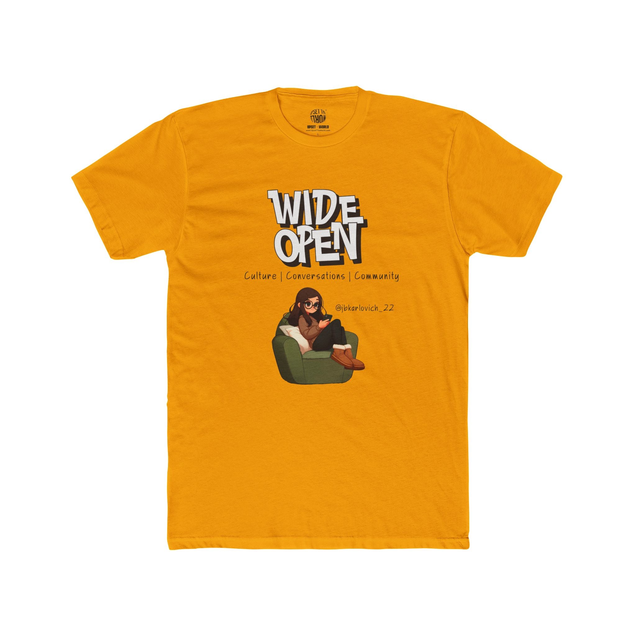 Wide Open TEAM Unisex Cotton Crew Tee -  JULIANA