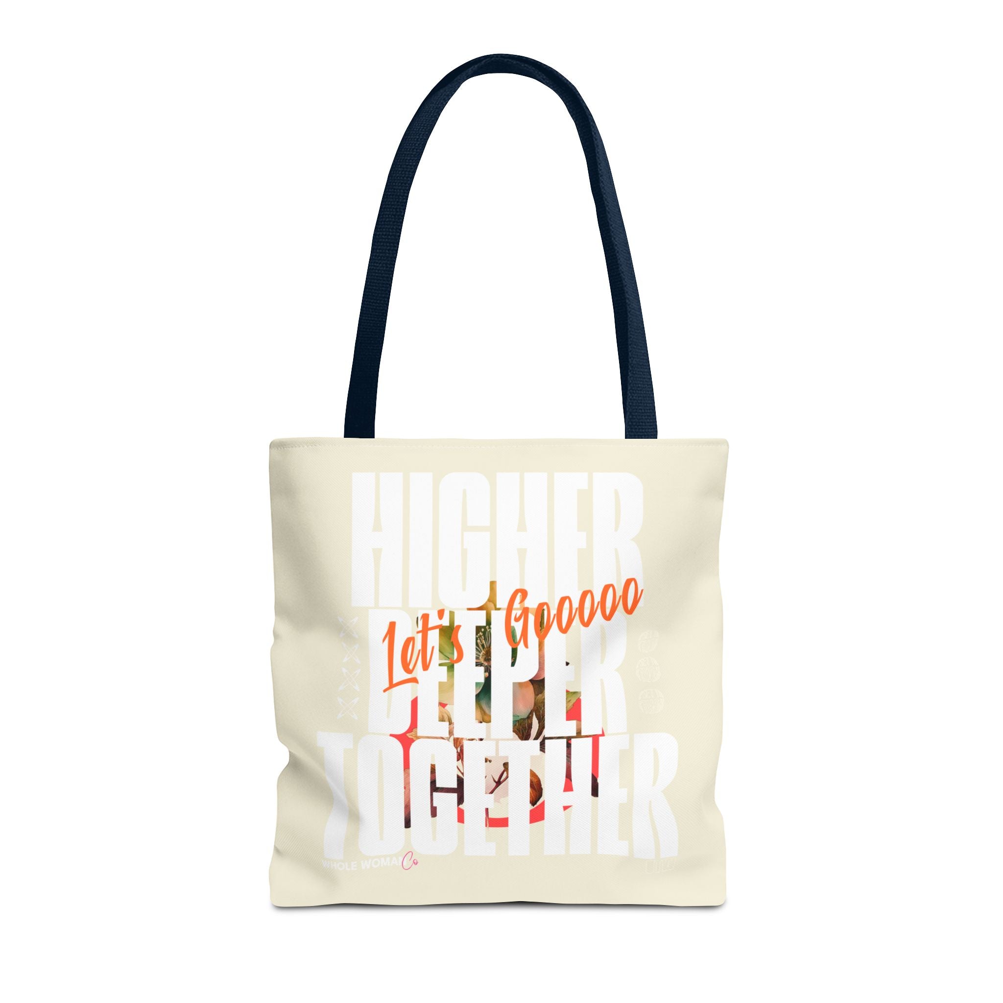 Higher Together Inspirational Tote Bag, Multiuse Carryall