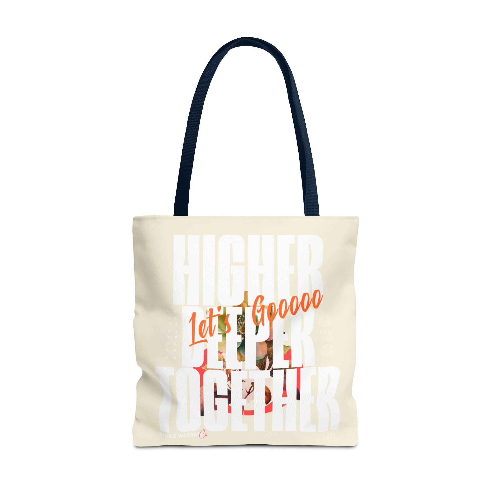 Higher Together Inspirational Tote Bag, Multiuse Carryall