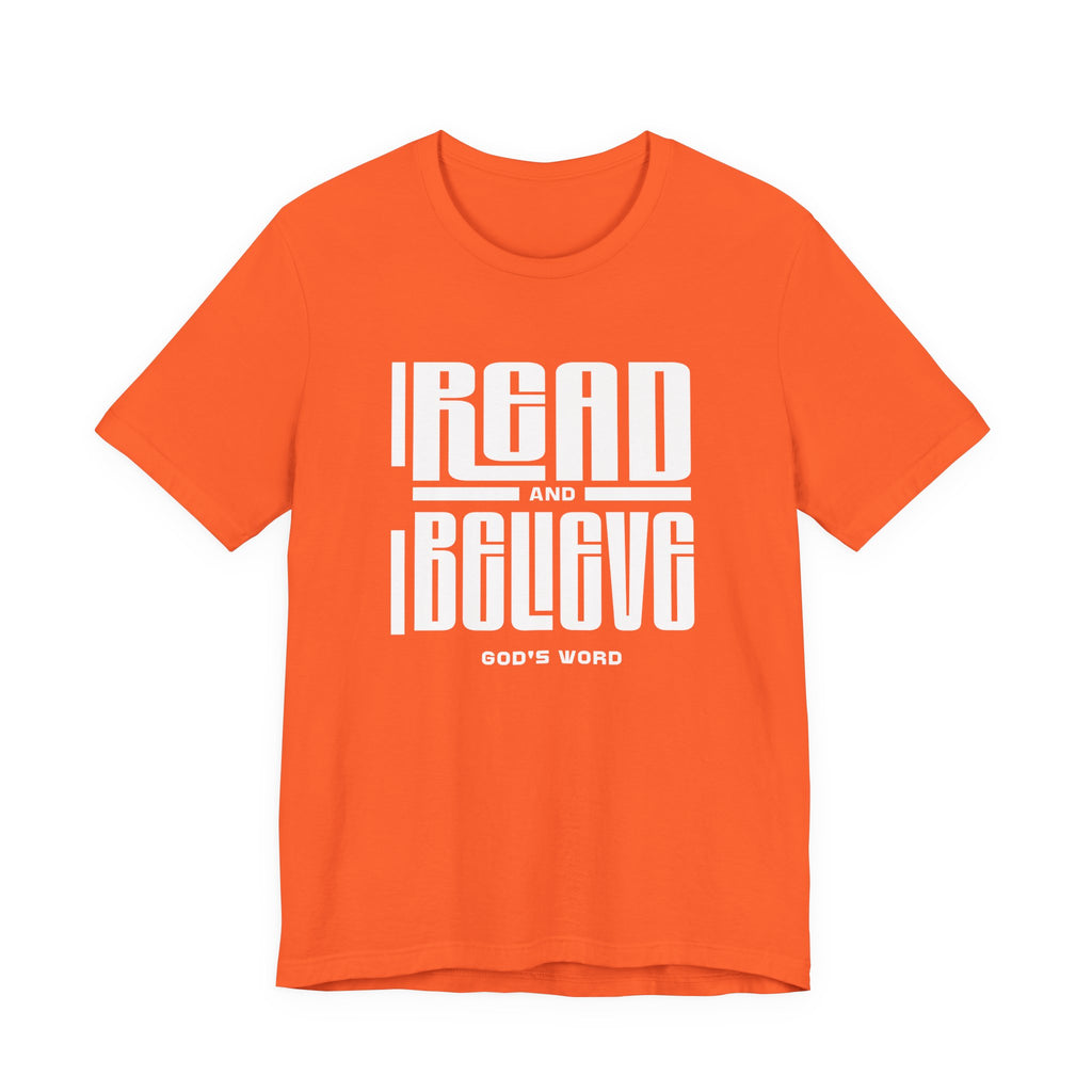 Read and Believe Unisex Jersey Tee