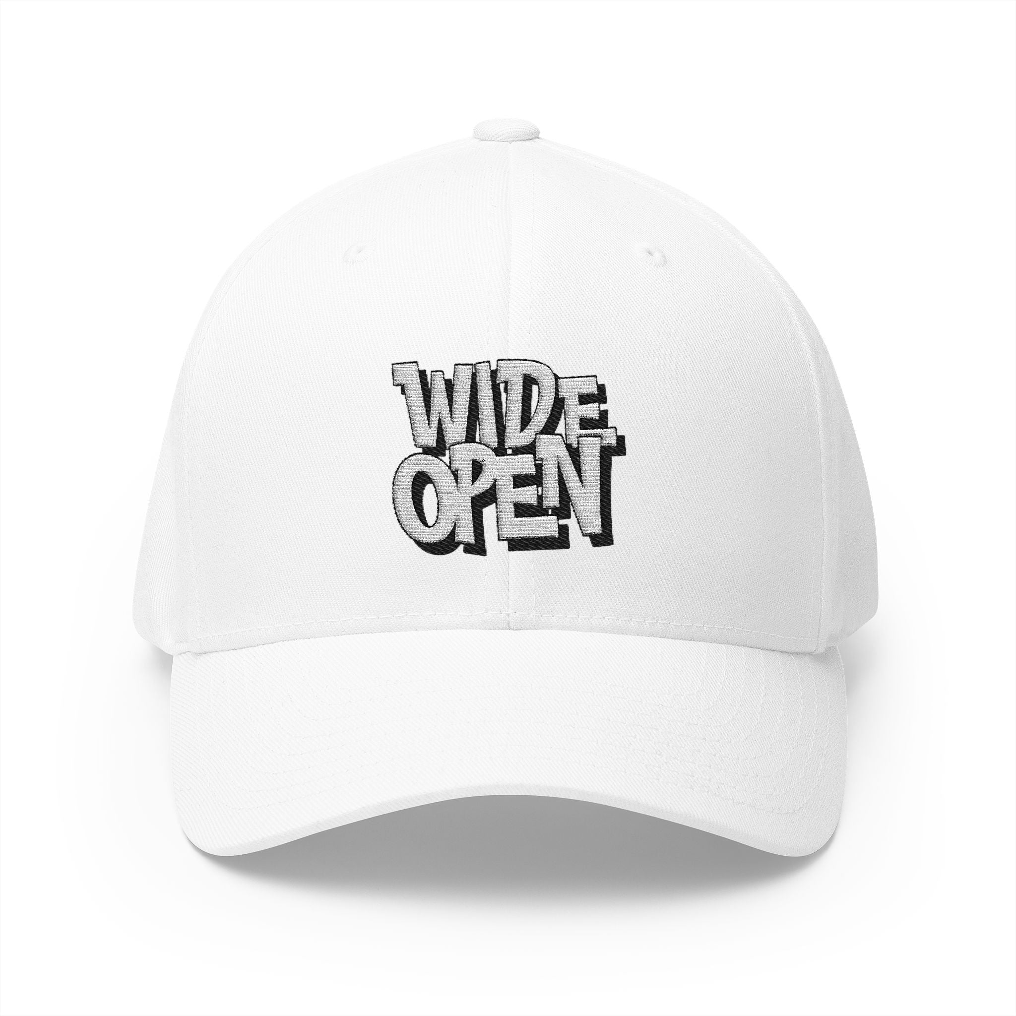 Stylish EMBROIDERED Cap - 'Wide Open'