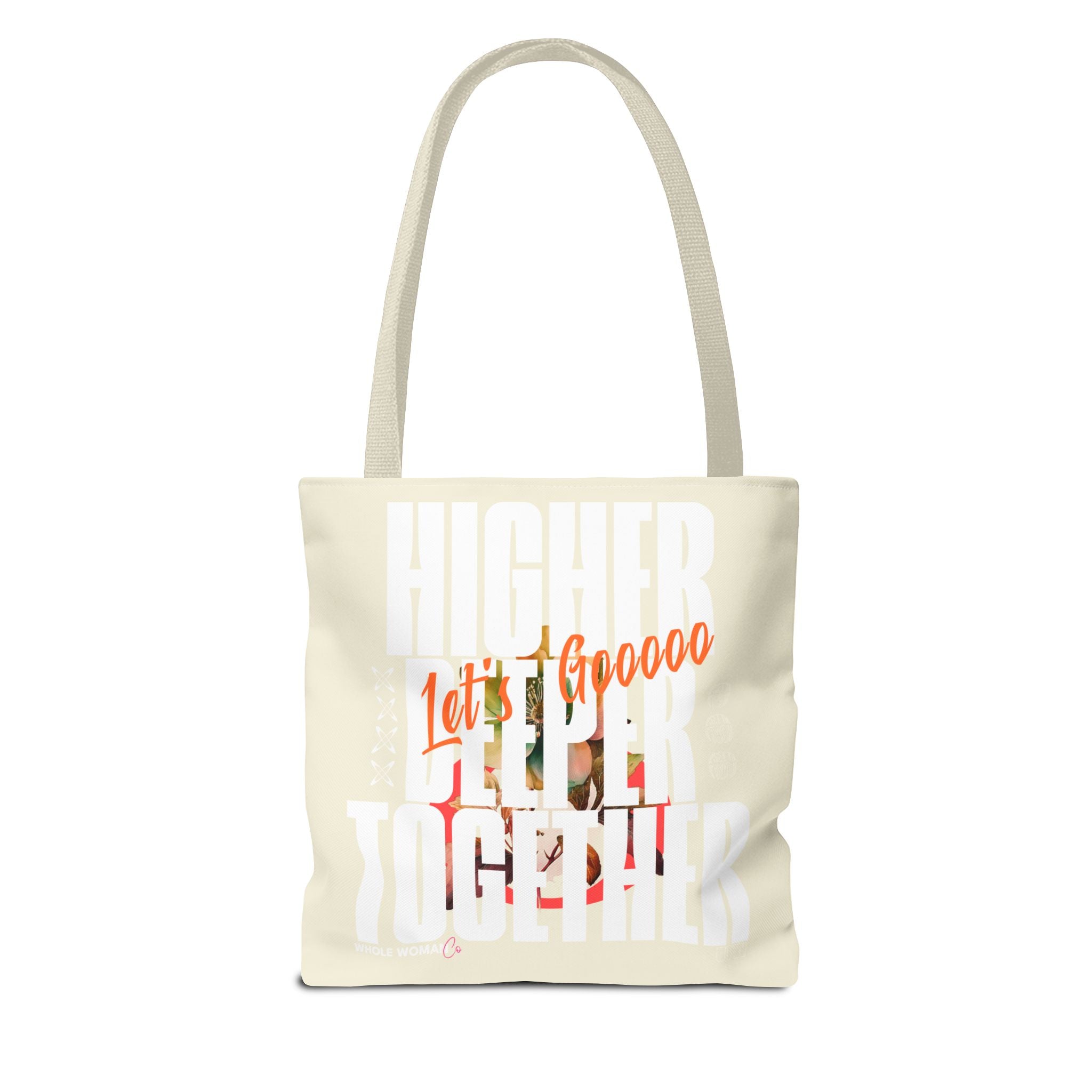 Higher Together Inspirational Tote Bag, Multiuse Carryall