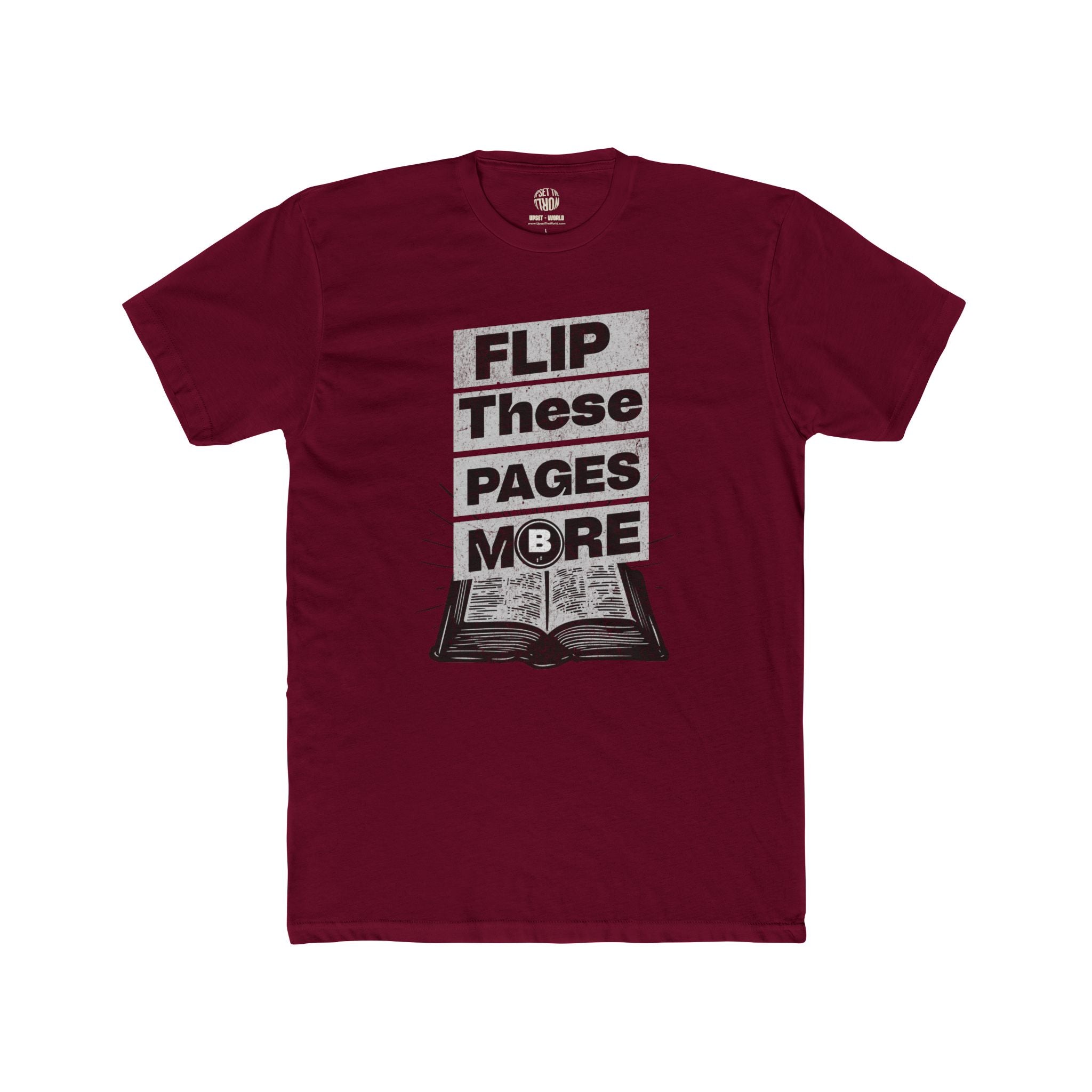 Flip These Pages More- Unisex Cotton Crew Tee