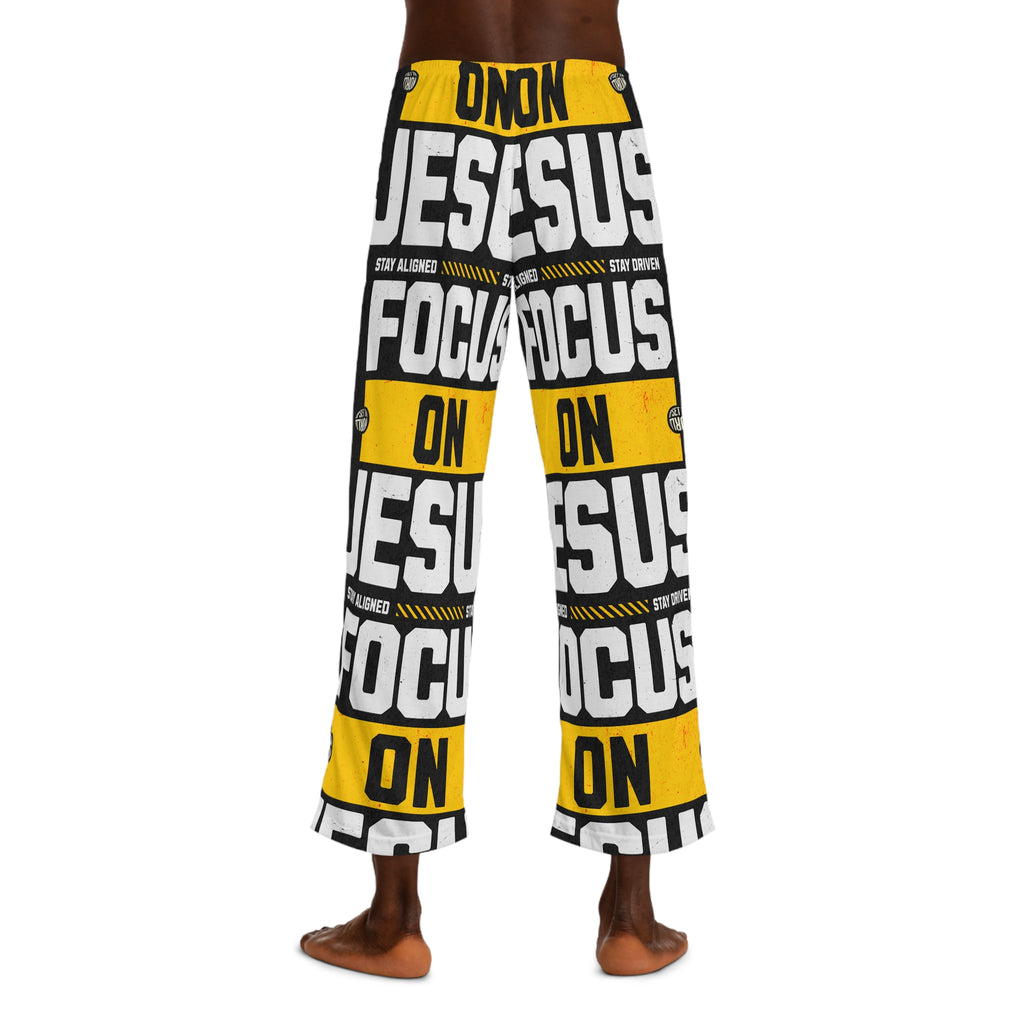 Focus on Jesus Men's Pajama pants .
