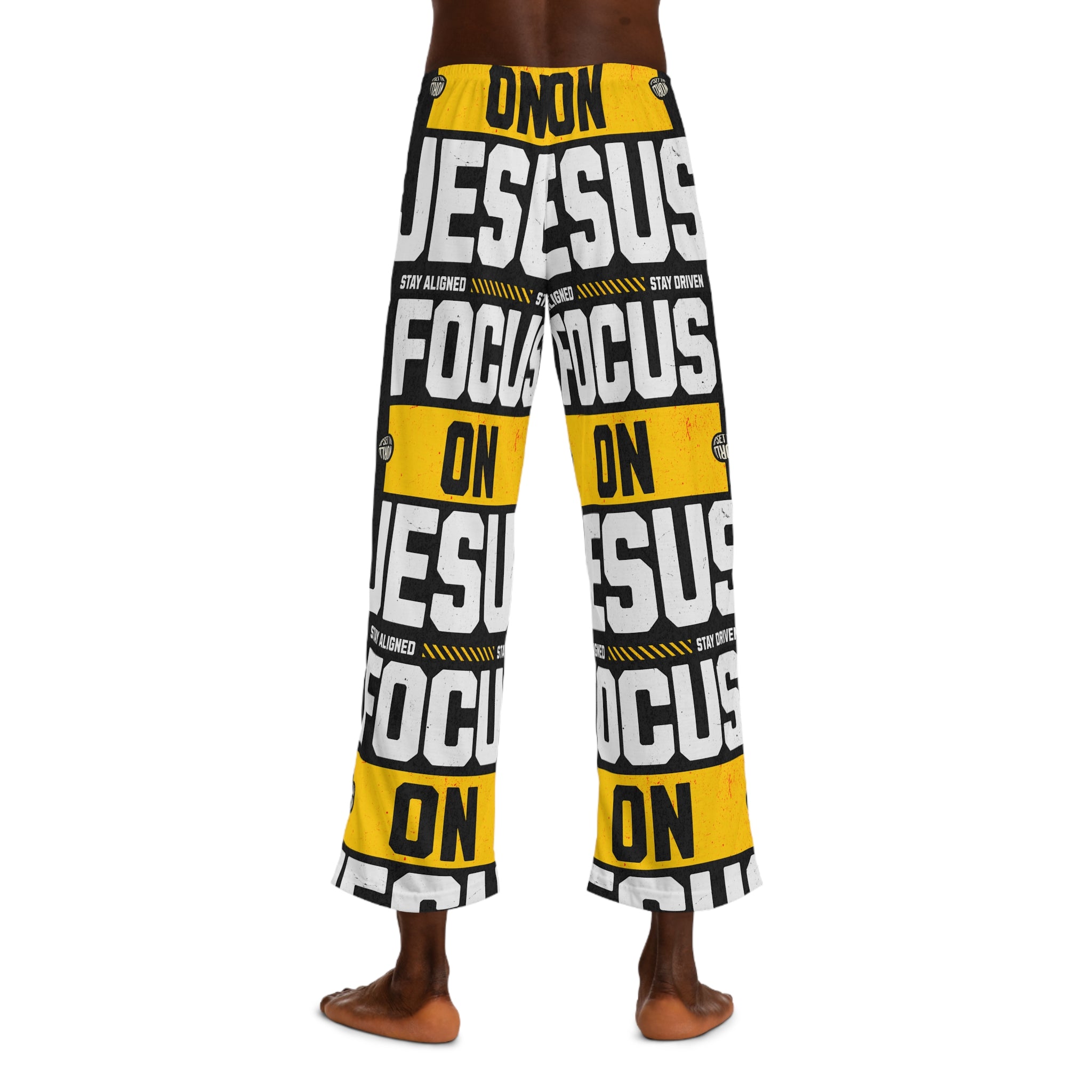 Focus on Jesus Men's Pajama pants .