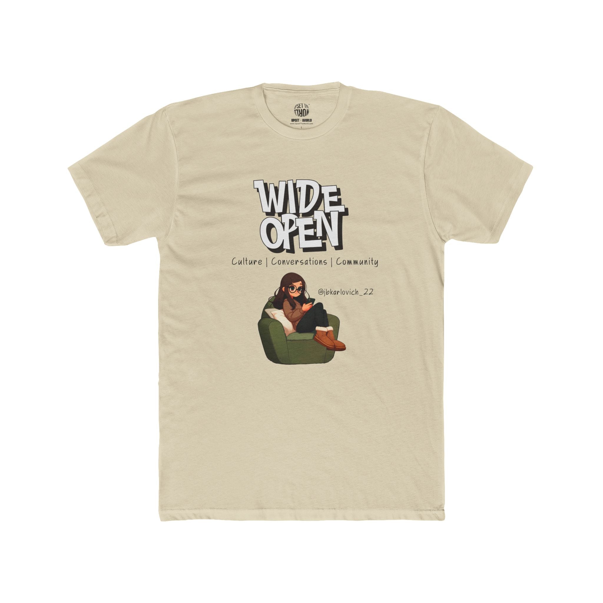 Wide Open TEAM Unisex Cotton Crew Tee -  JULIANA