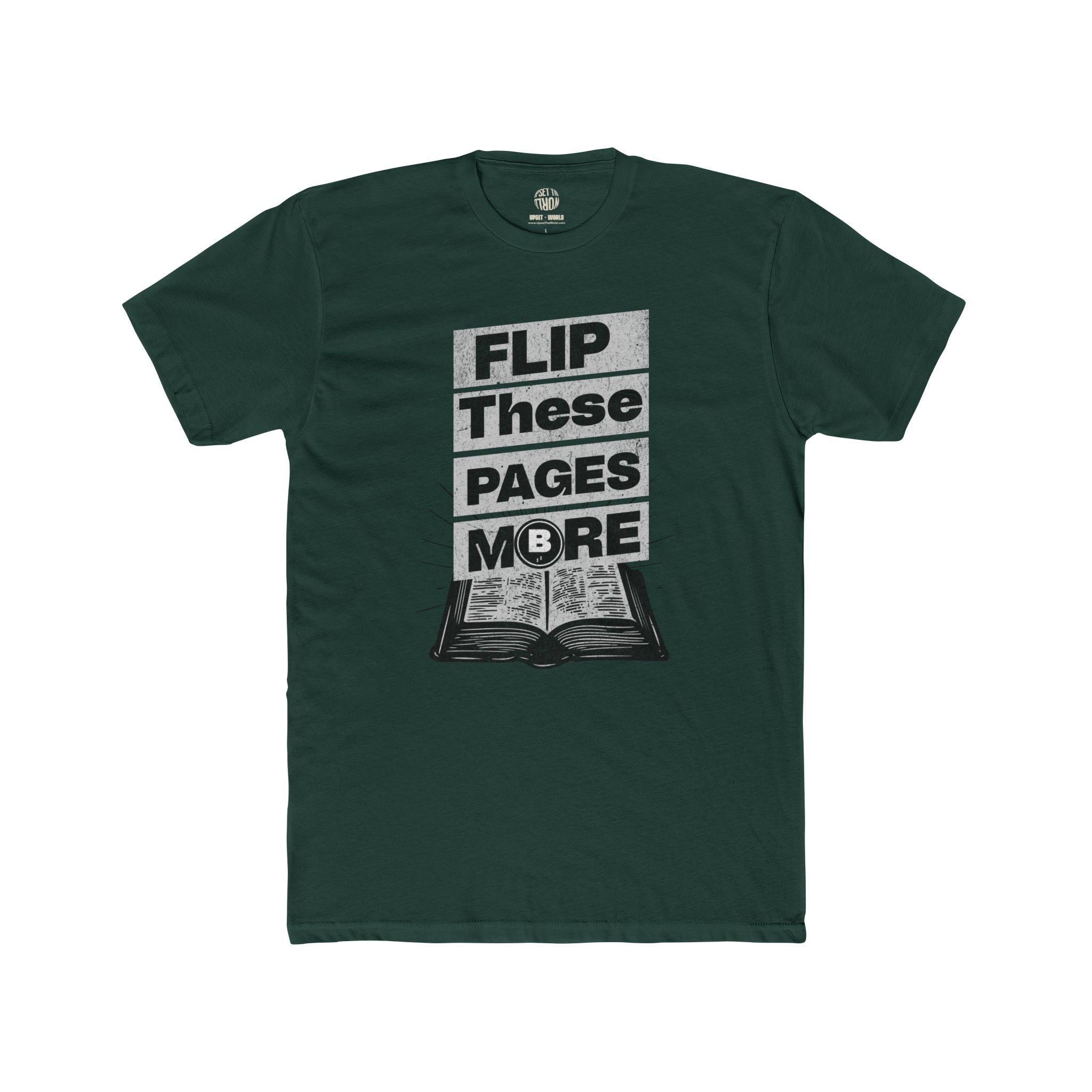 Flip These Pages More- Unisex Cotton Crew Tee