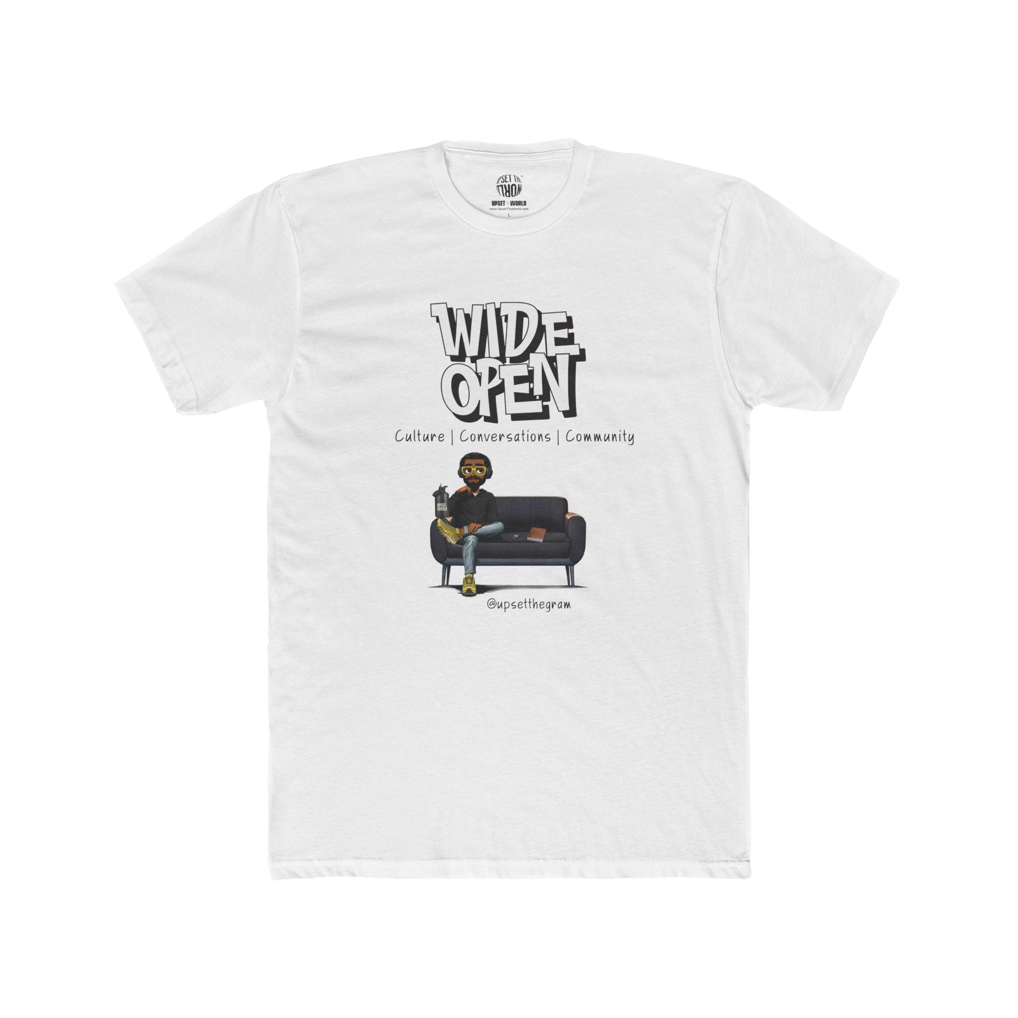 Wide Open Unisex Cotton Crew Tee  - Tim  Ross