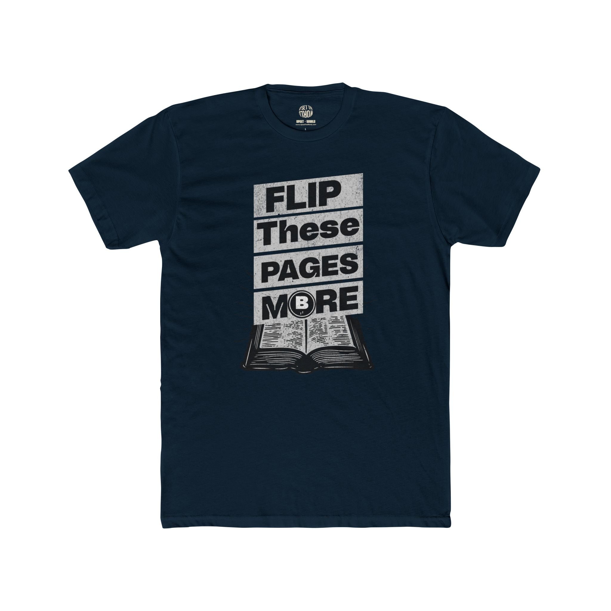 Flip These Pages More- Unisex Cotton Crew Tee