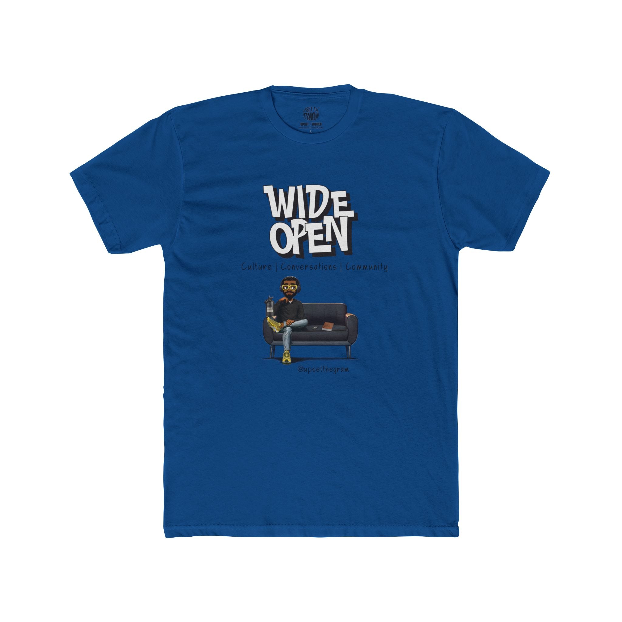 Wide Open Unisex Cotton Crew Tee  - Tim  Ross