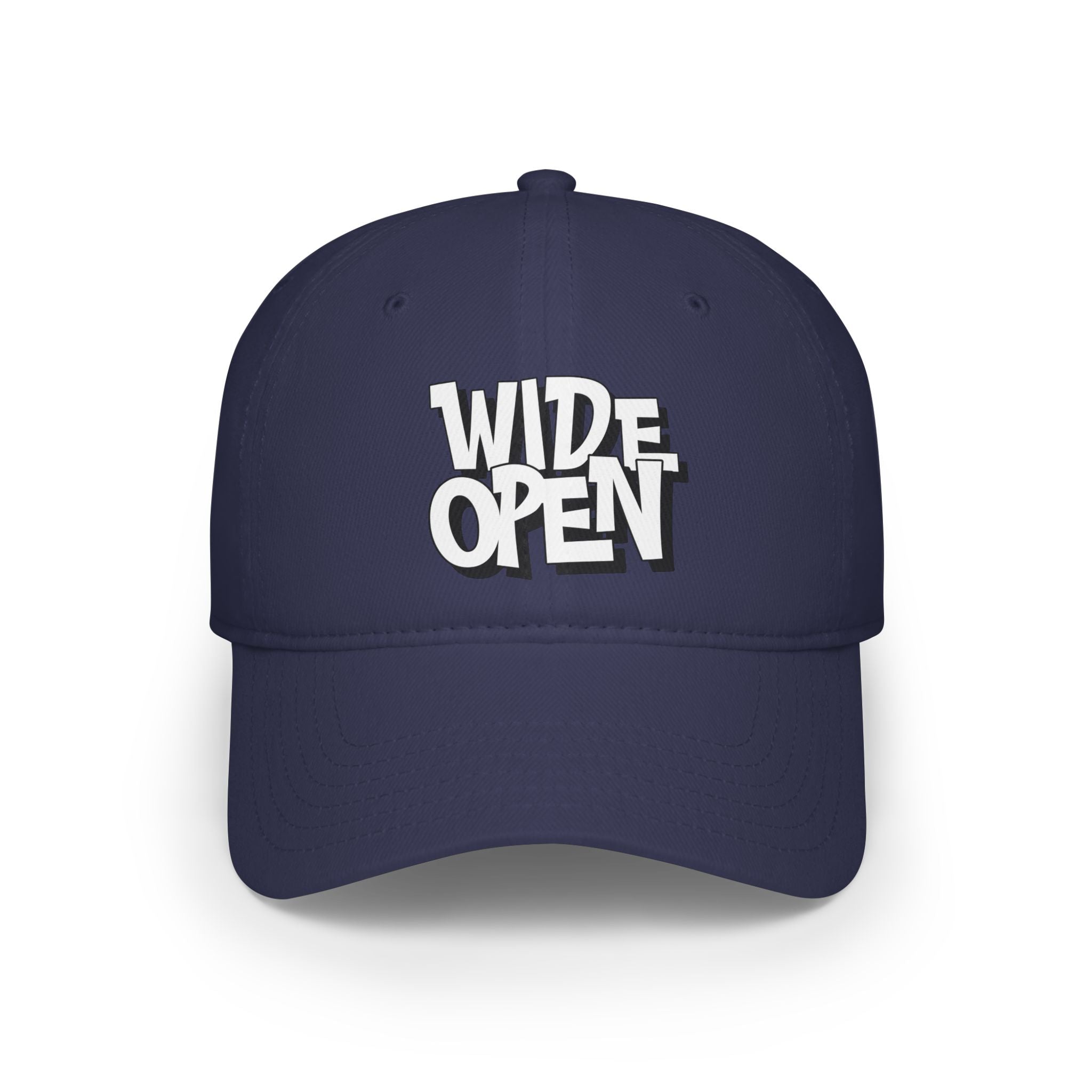 Wide Open Low Profile Baseball Cap,