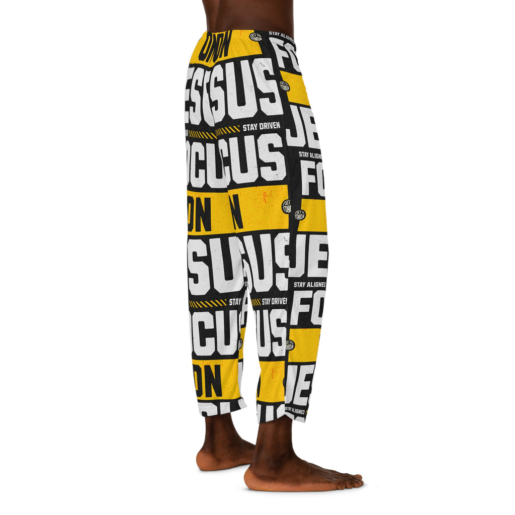 Focus on Jesus Men's Pajama pants .