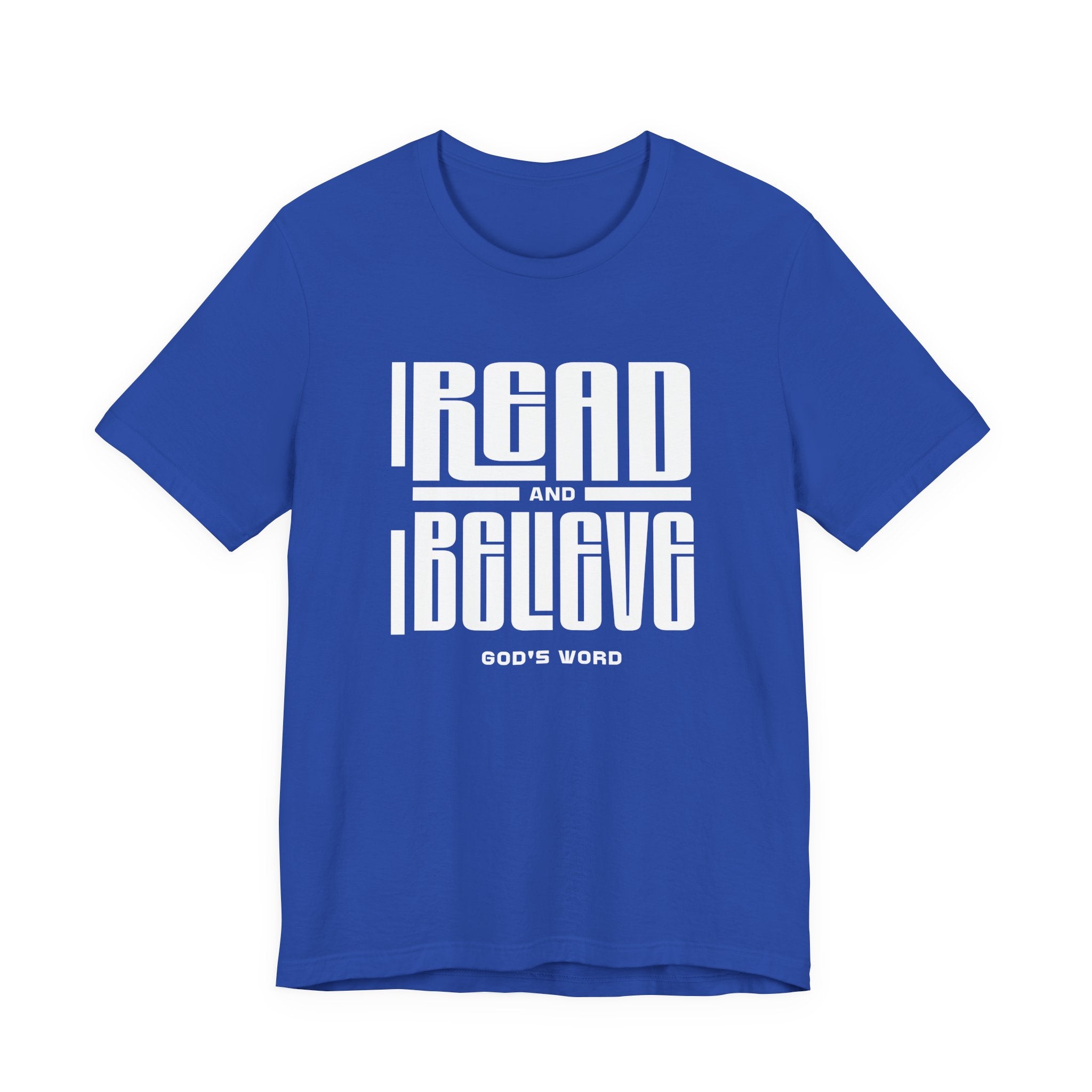 Read and Believe Unisex Jersey Tee