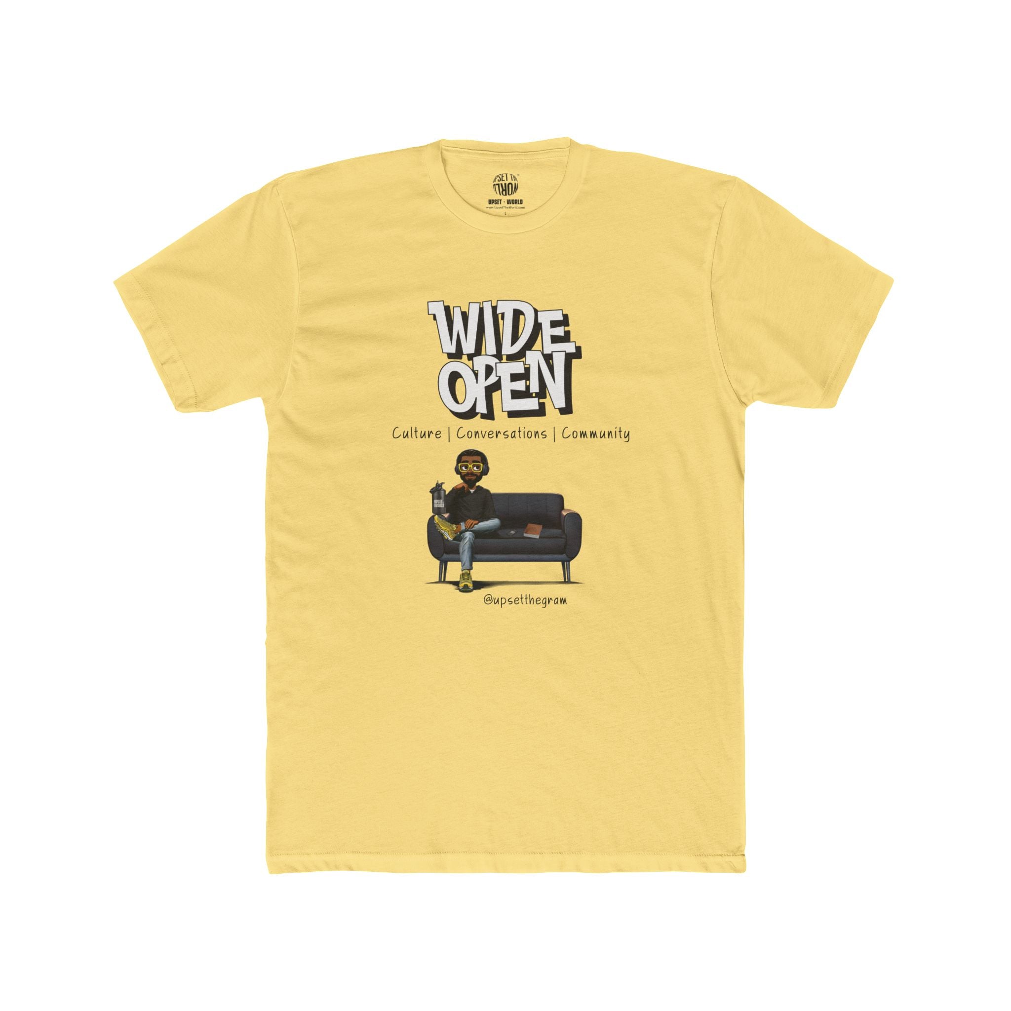 Wide Open Unisex Cotton Crew Tee  - Tim  Ross