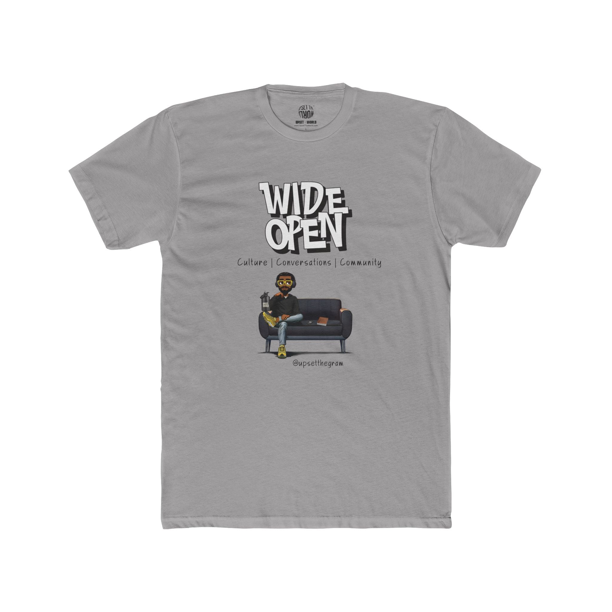 Wide Open Unisex Cotton Crew Tee  - Tim  Ross