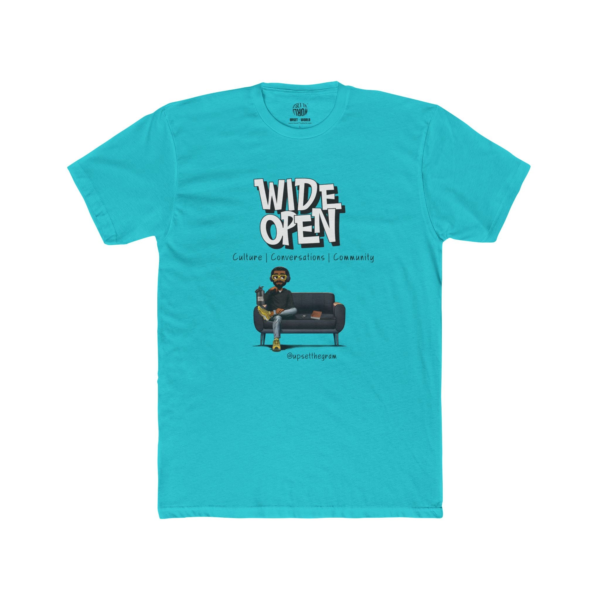 Wide Open Unisex Cotton Crew Tee  - Tim  Ross