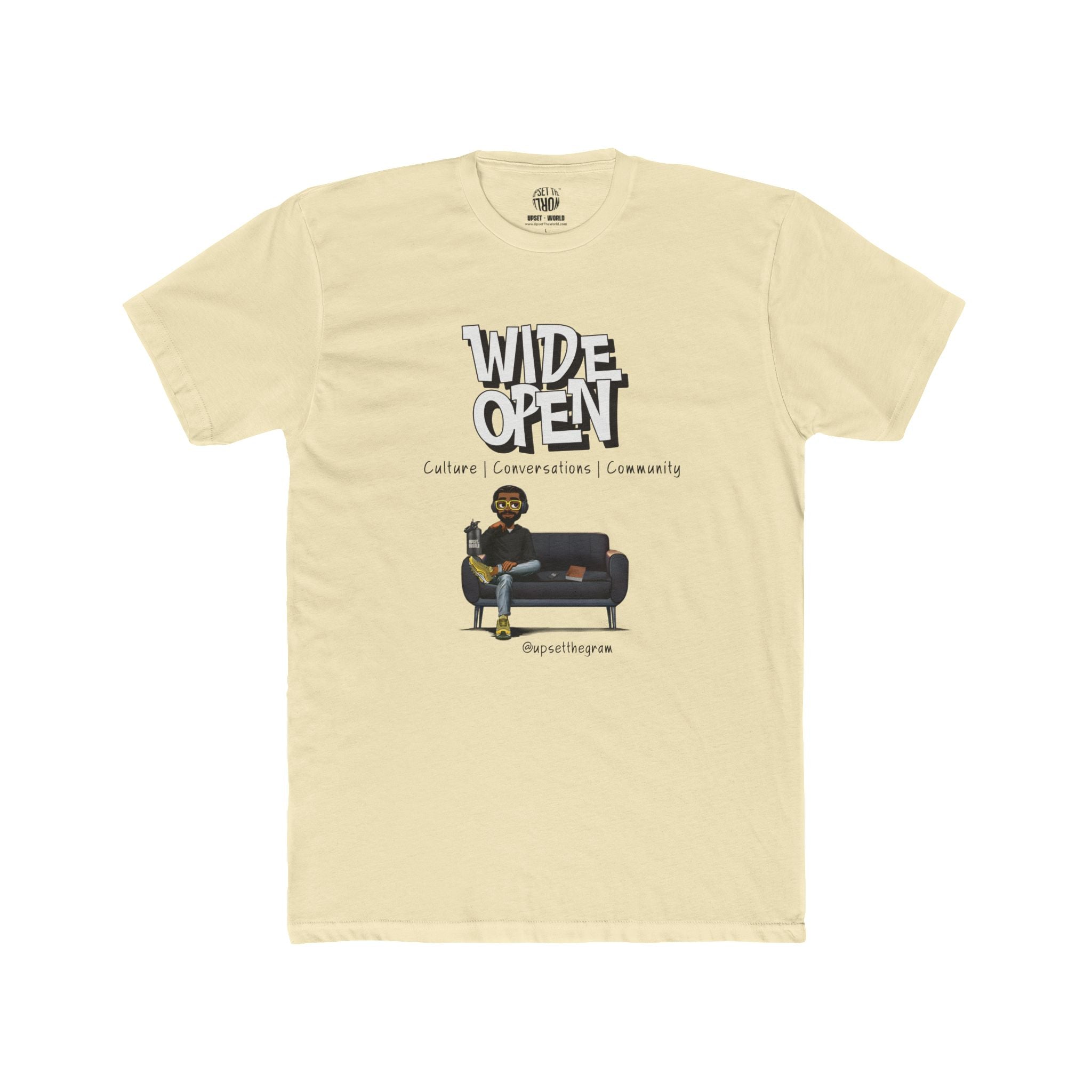 Wide Open Unisex Cotton Crew Tee  - Tim  Ross