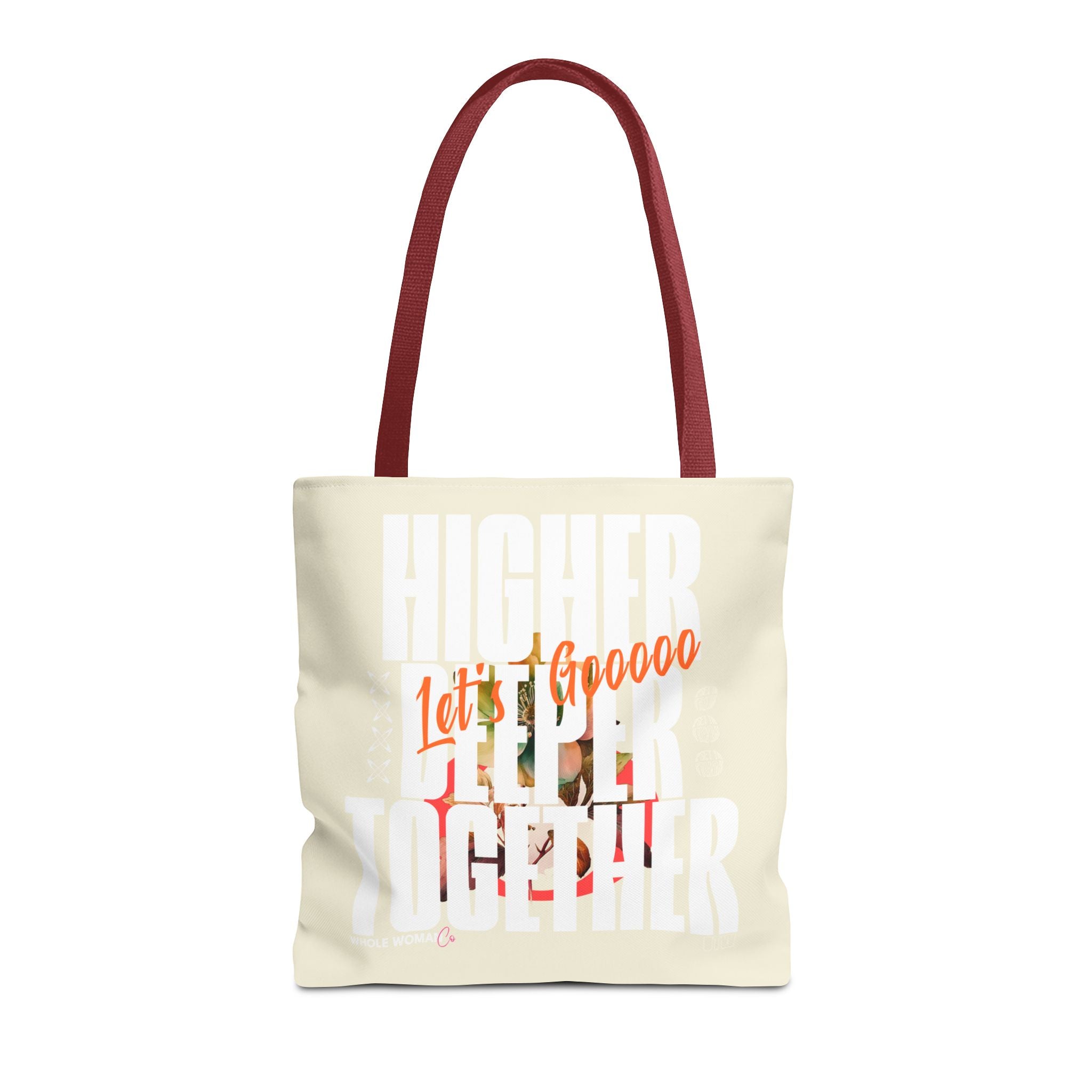 Higher Together Inspirational Tote Bag, Multiuse Carryall