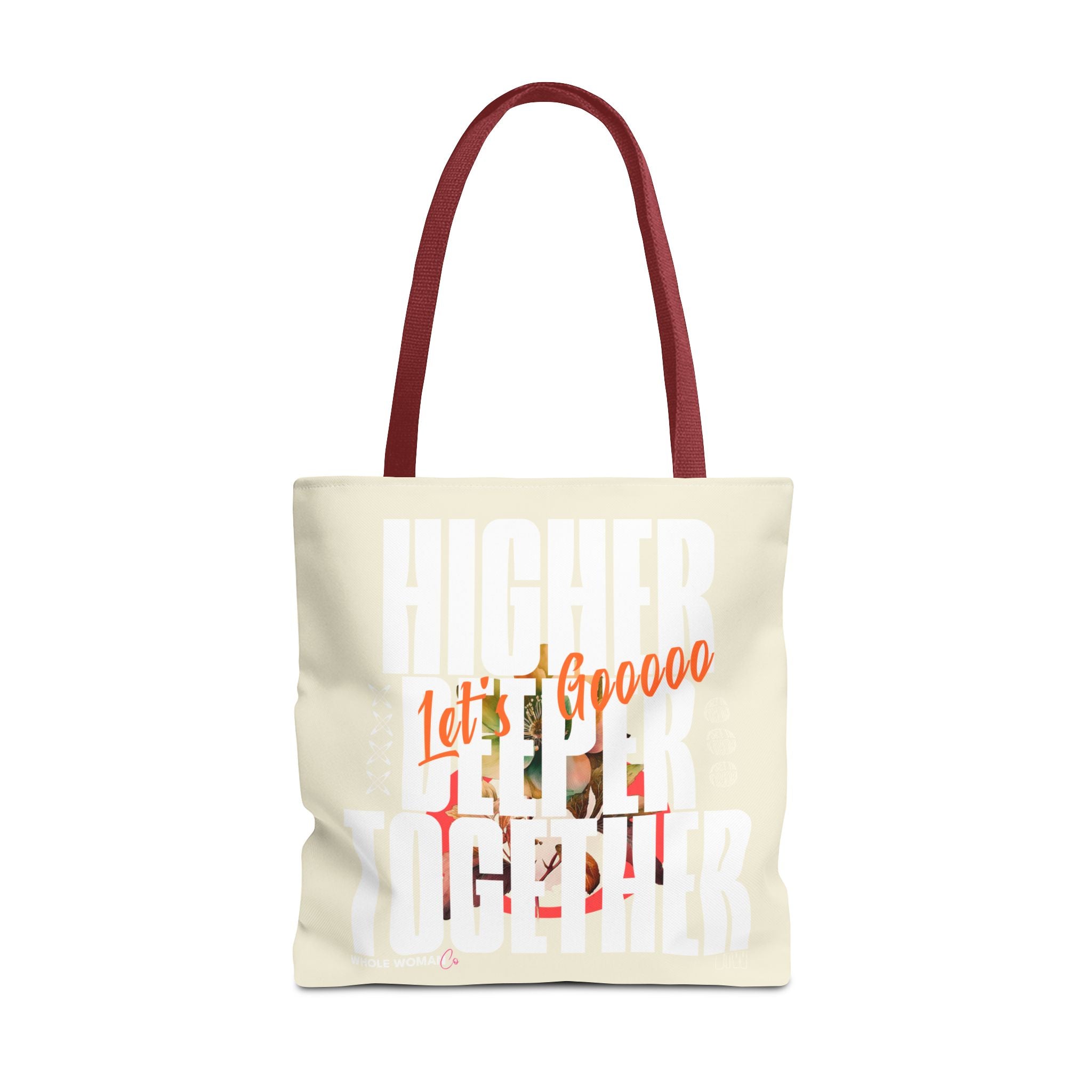 Higher Together Inspirational Tote Bag, Multiuse Carryall
