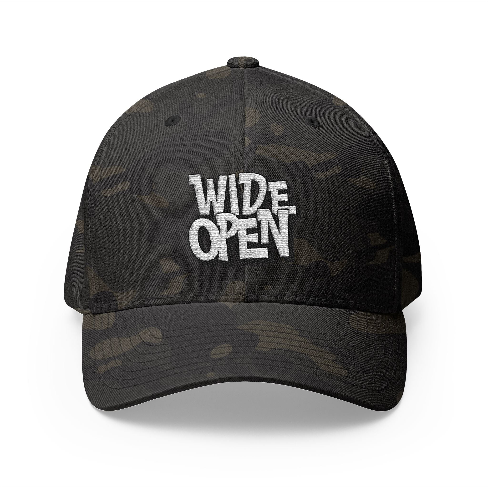 Stylish EMBROIDERED Cap - 'Wide Open'