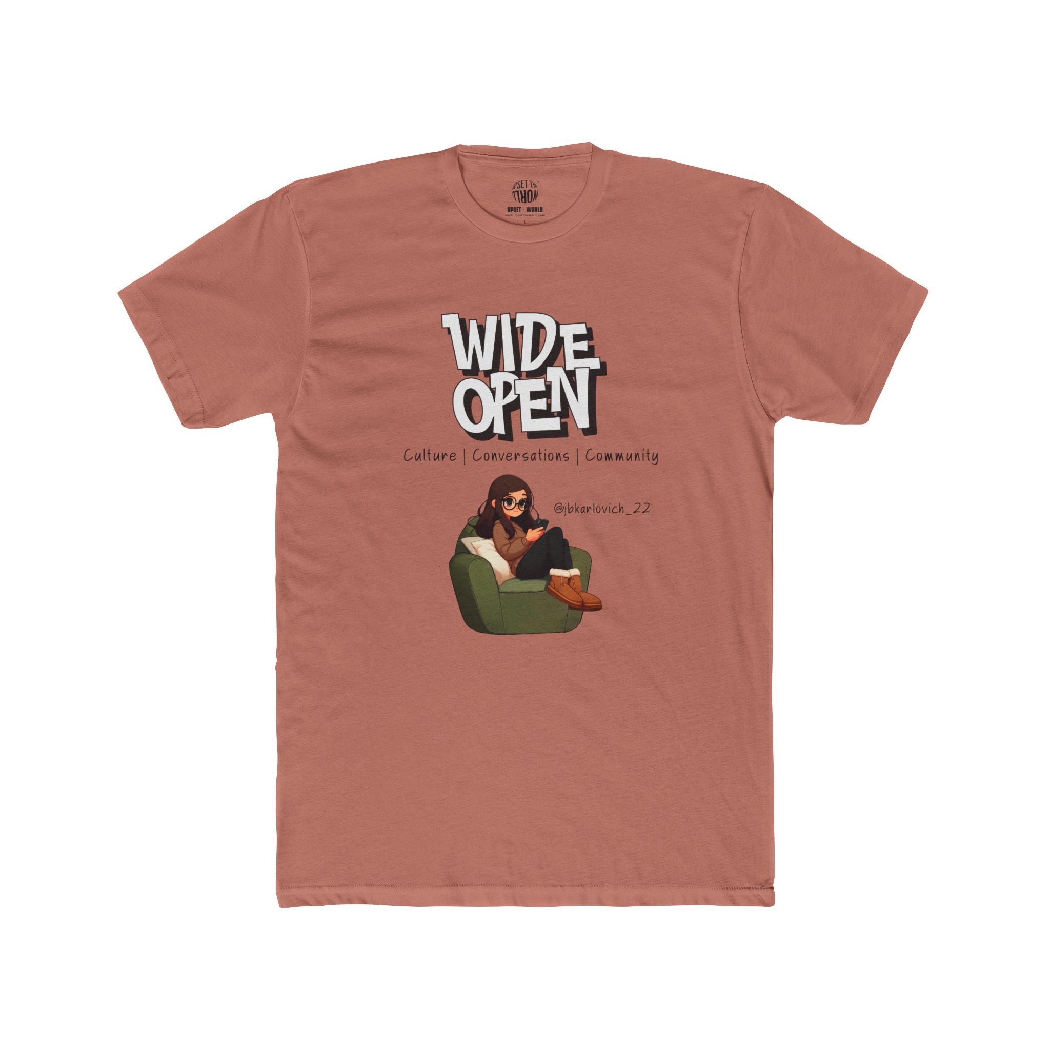 Wide Open TEAM Unisex Cotton Crew Tee -  JULIANA