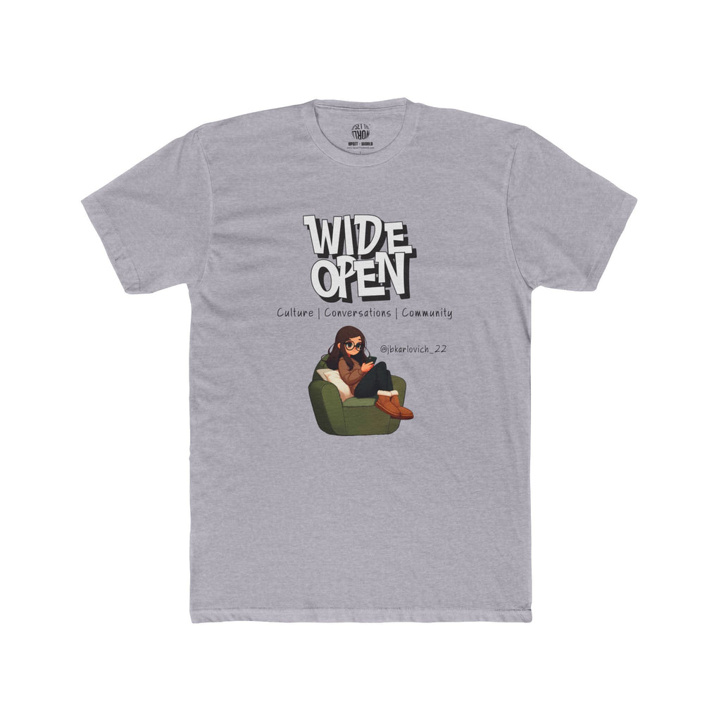 Wide Open TEAM Unisex Cotton Crew Tee -  JULIANA