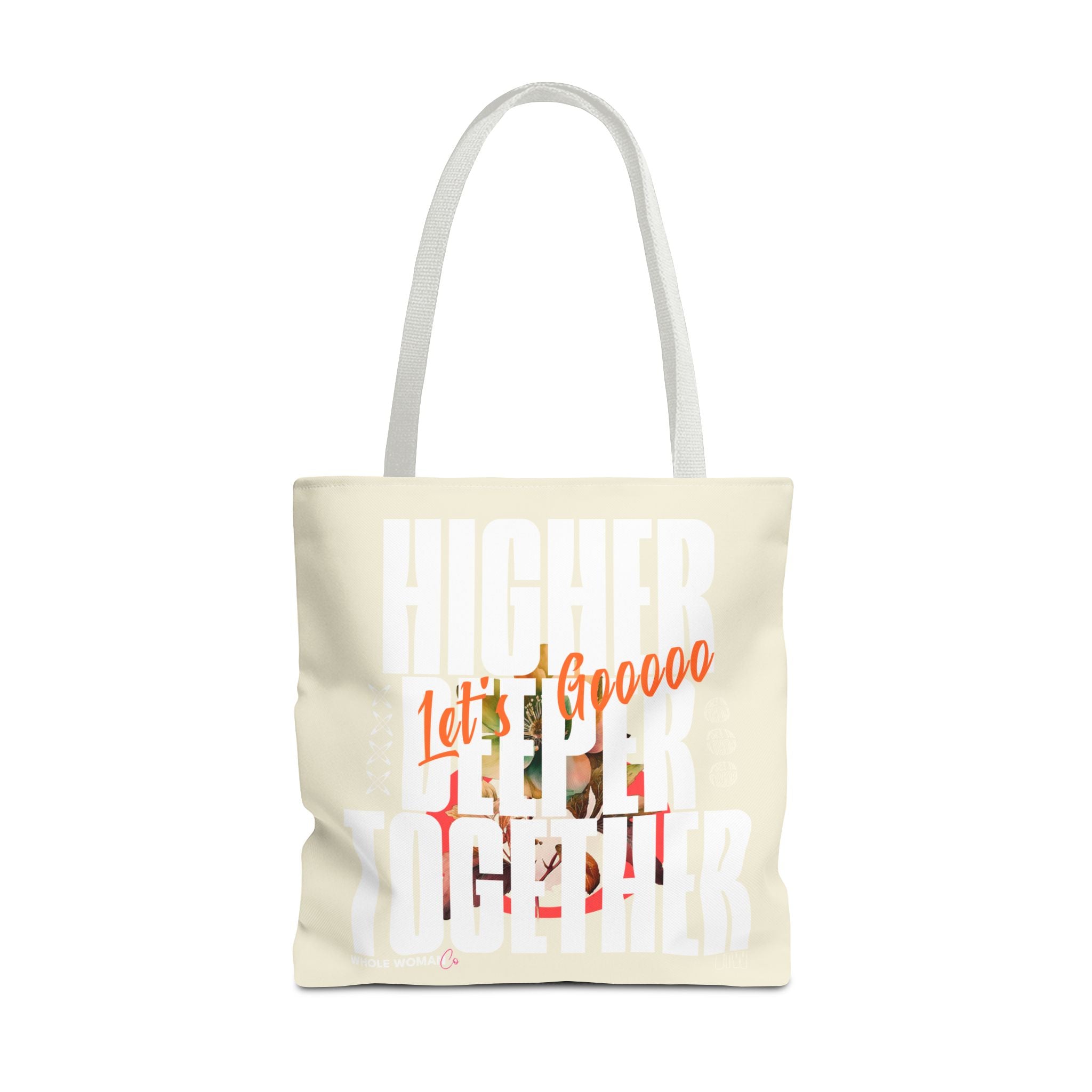 Higher Together Inspirational Tote Bag, Multiuse Carryall