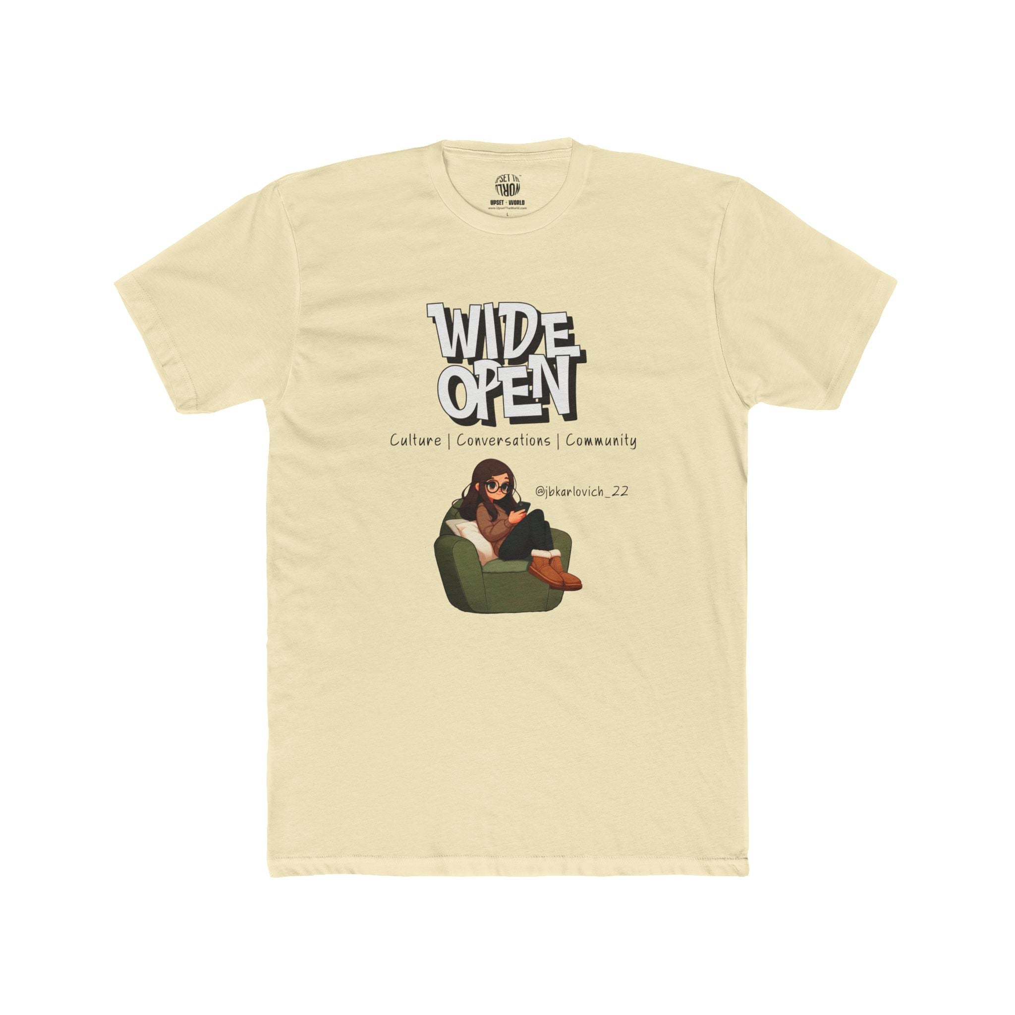Wide Open TEAM Unisex Cotton Crew Tee -  JULIANA