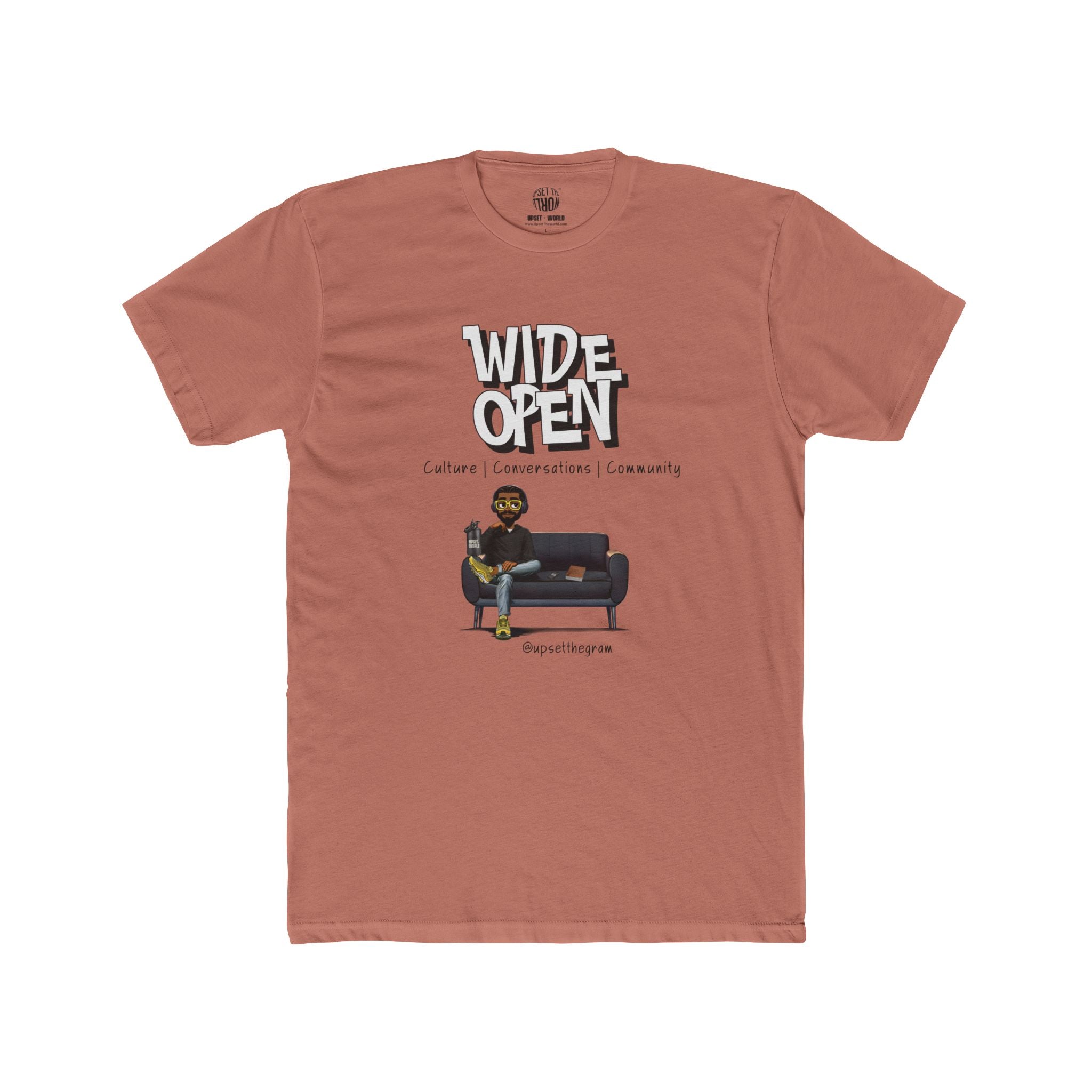 Wide Open Unisex Cotton Crew Tee  - Tim  Ross