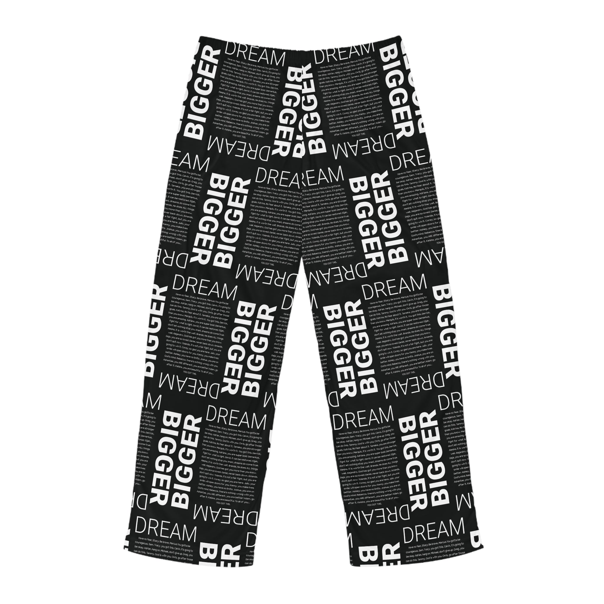 Dream Bigger Unisex Pajama pants .