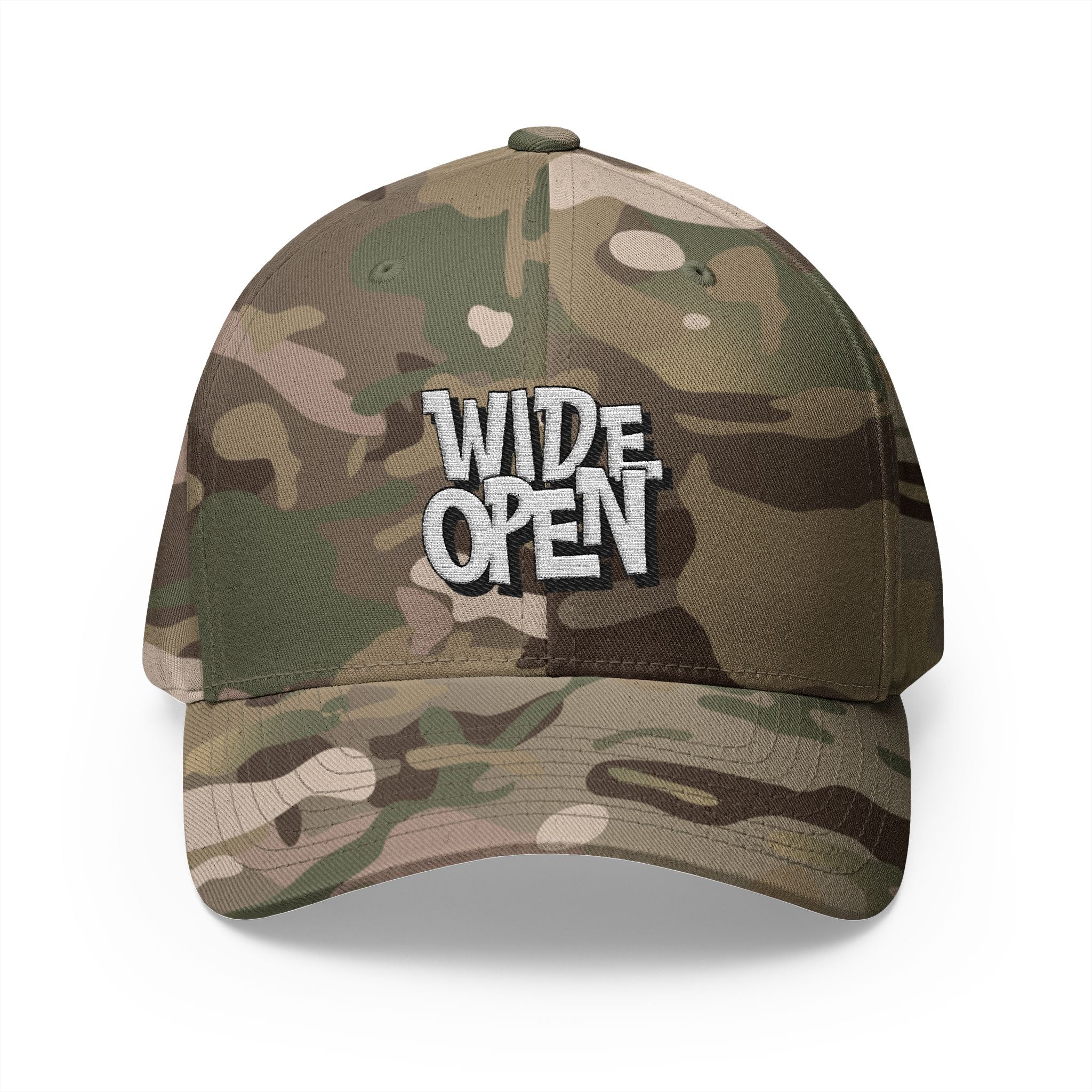 Stylish EMBROIDERED Cap - 'Wide Open'