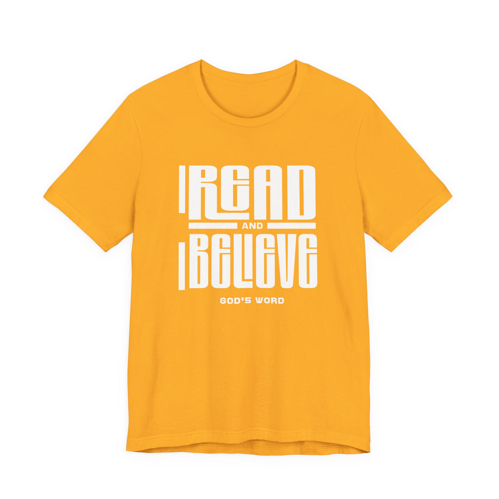 Read and Believe Unisex Jersey Tee