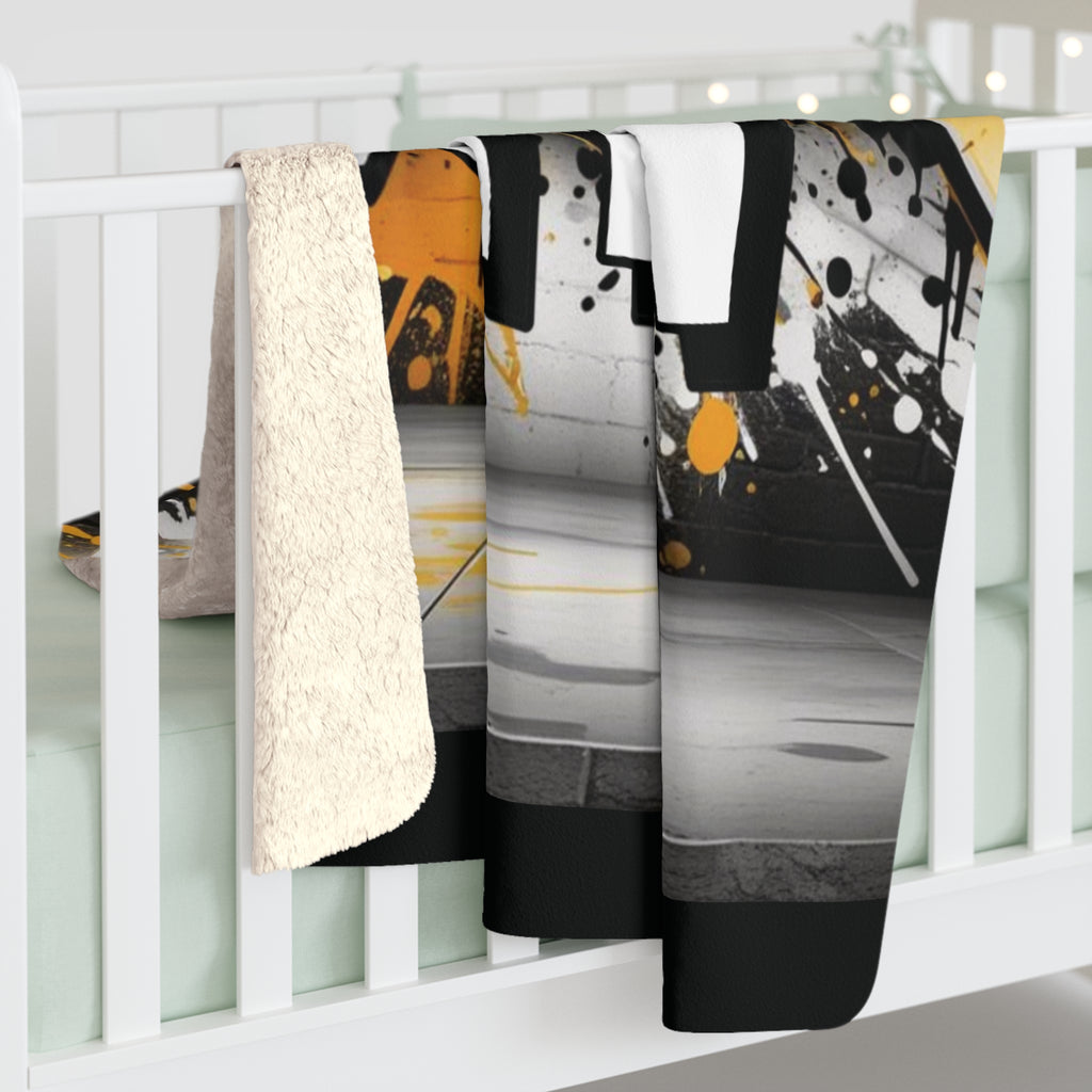 Cozy Sherpa Fleece Blanket - Wide Open - Great Gift