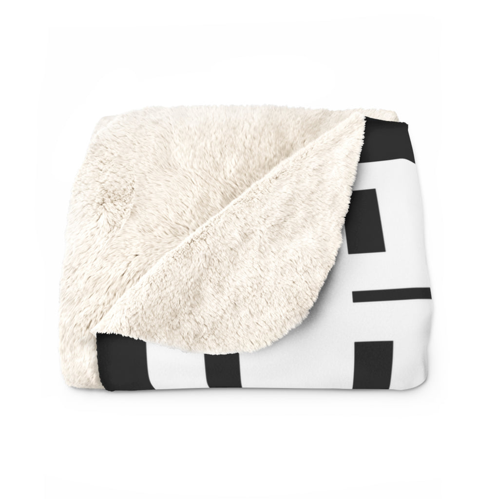 Cozy Sherpa Fleece Blanket - iRead and iBelieve God's Word - Inspirational Gift