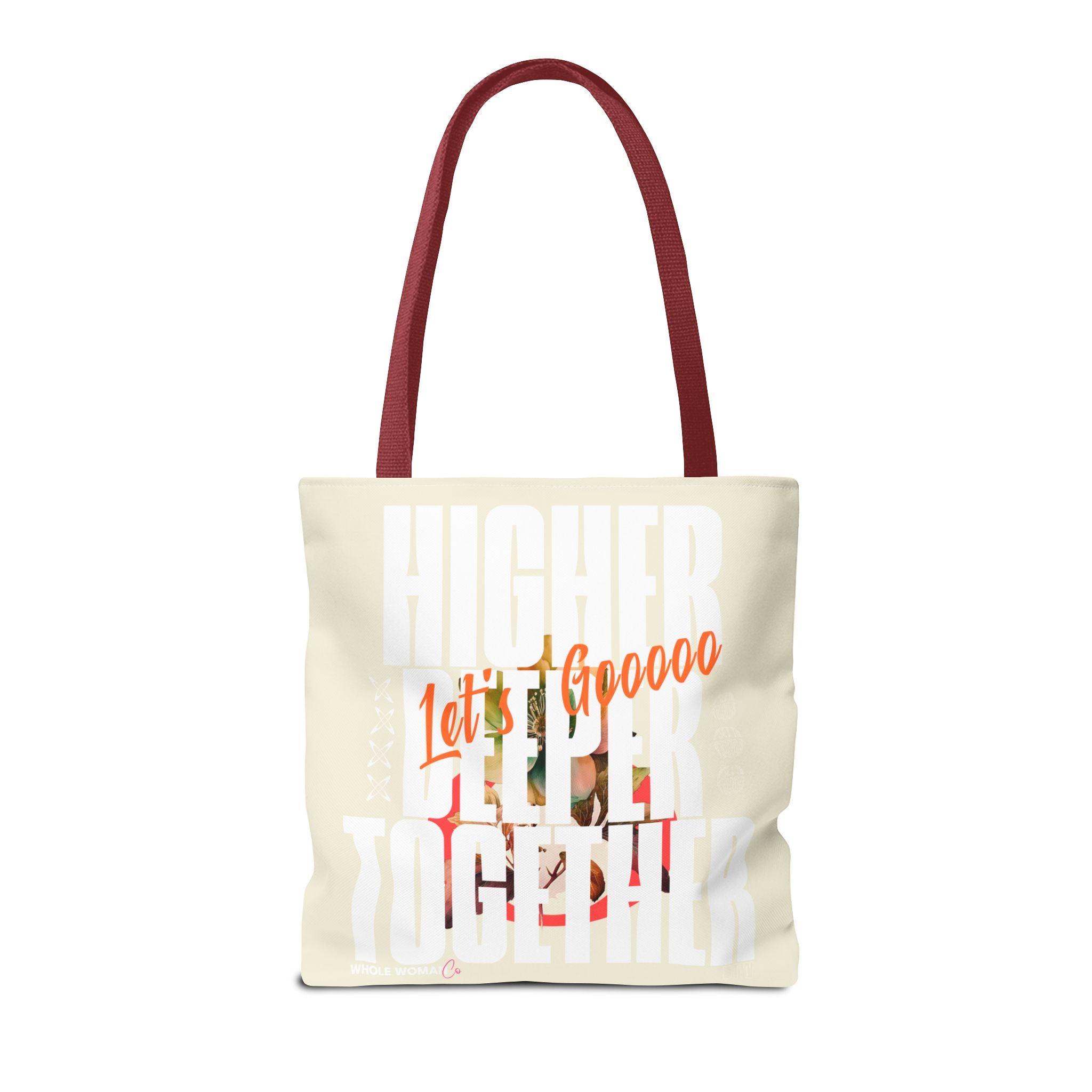 Higher Together Inspirational Tote Bag, Multiuse Carryall